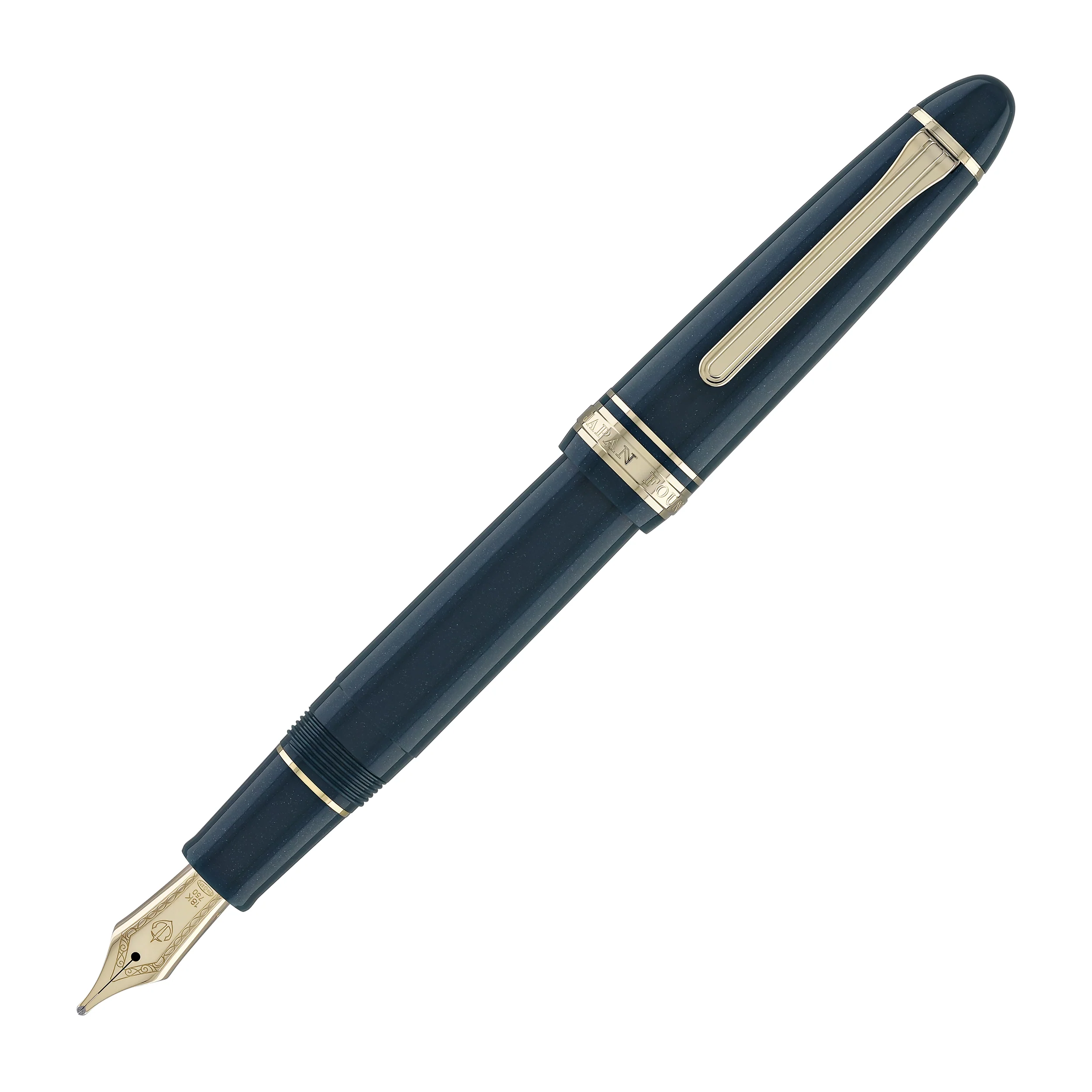 Sailor 1911 Large Fountain Pen in Shining Green - 18kt Gold Nib - Image 3