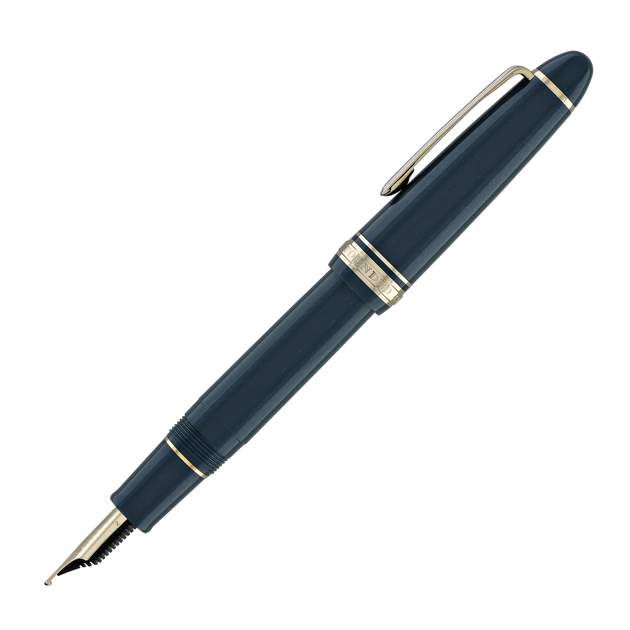 Sailor 1911 Large Fountain Pen in Shining Green - 18kt Gold Nib - Image 5