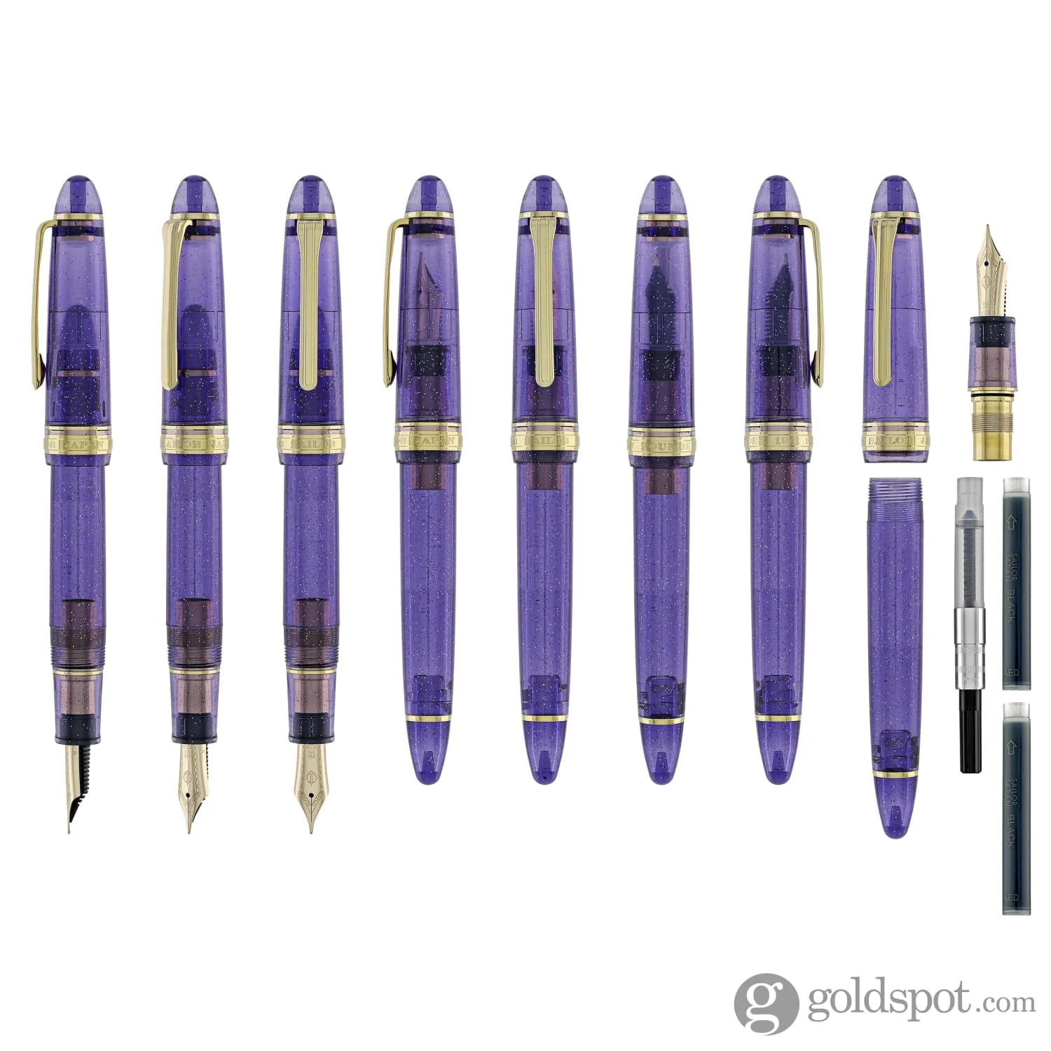 Sailor 1911 Large Pen of the Year 2025 Fountain Pen in Grape Expectations - 21kt Gold Nib - Image 8