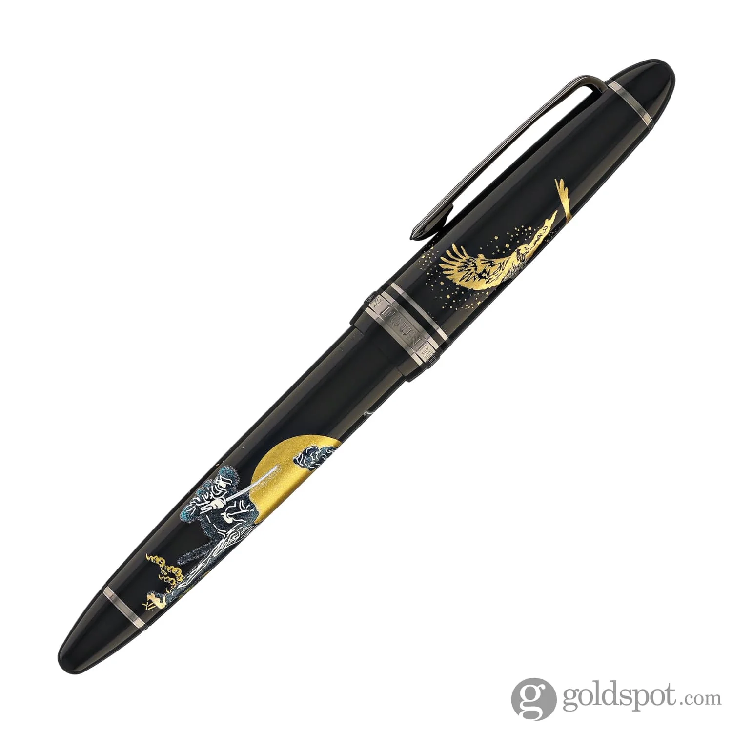 Sailor 1911 Standard Ninja Fountain Pen in Katana with Black Trim - 14K Gold - Image 6