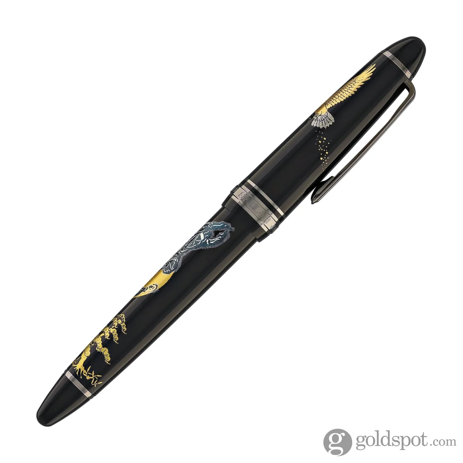 Sailor 1911 Standard Ninja Fountain Pen in Katana with Black Trim - 14K Gold - Image 7