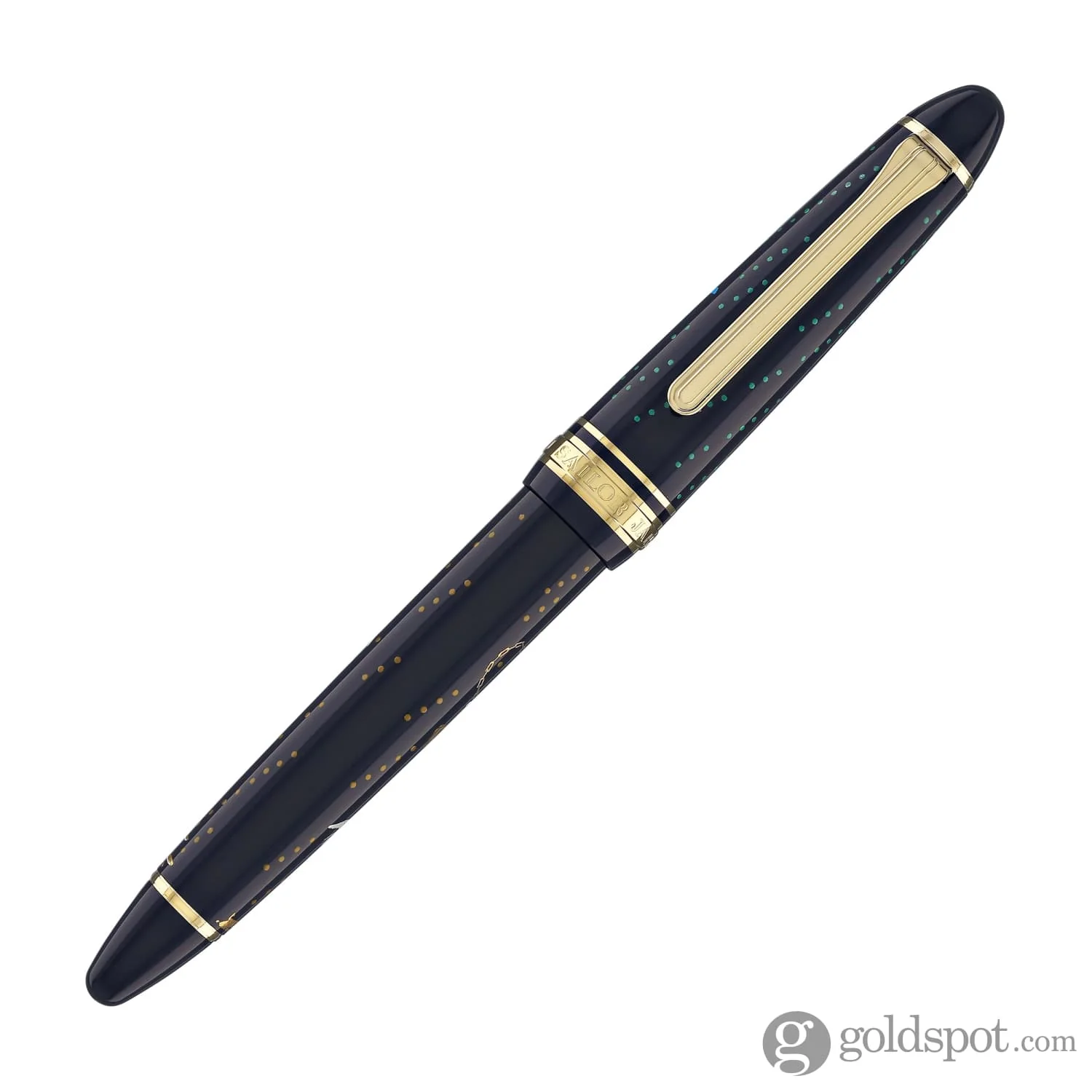 Sailor 1911 Standard Ninja Fountain Pen in Kusarigama with Gold Trim - 14K Gold - Image 2