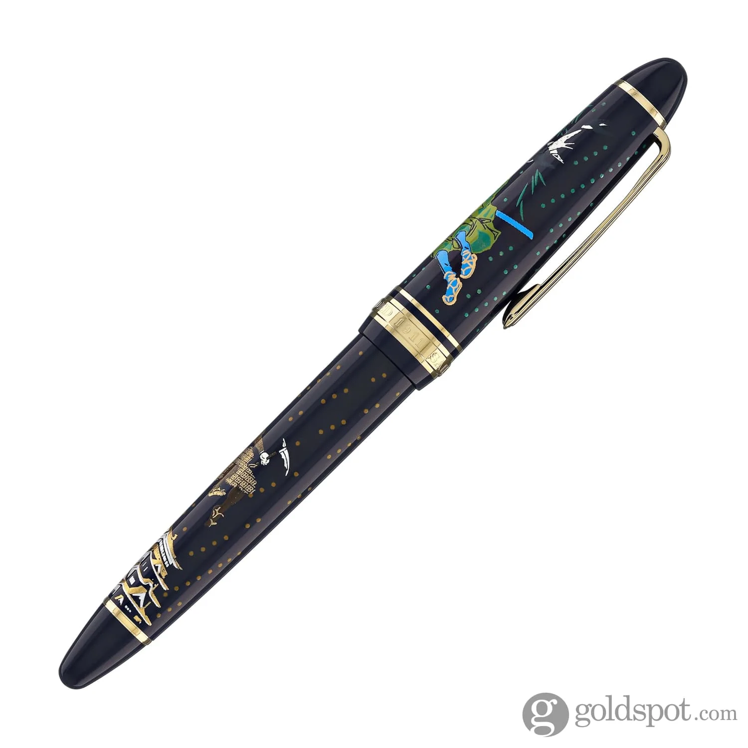 Sailor 1911 Standard Ninja Fountain Pen in Kusarigama with Gold Trim - 14K Gold - Image 7