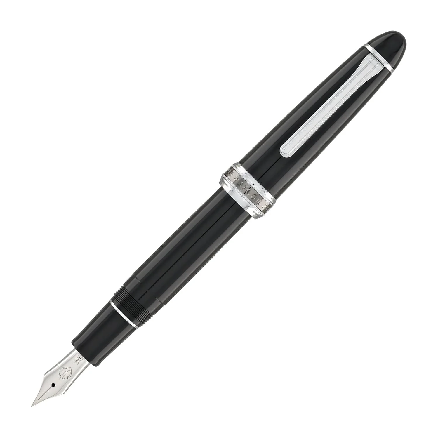 Sailor Bespoke 1911 Large Naginata Togi Fountain Pen Specialty Nib with Silver Trim