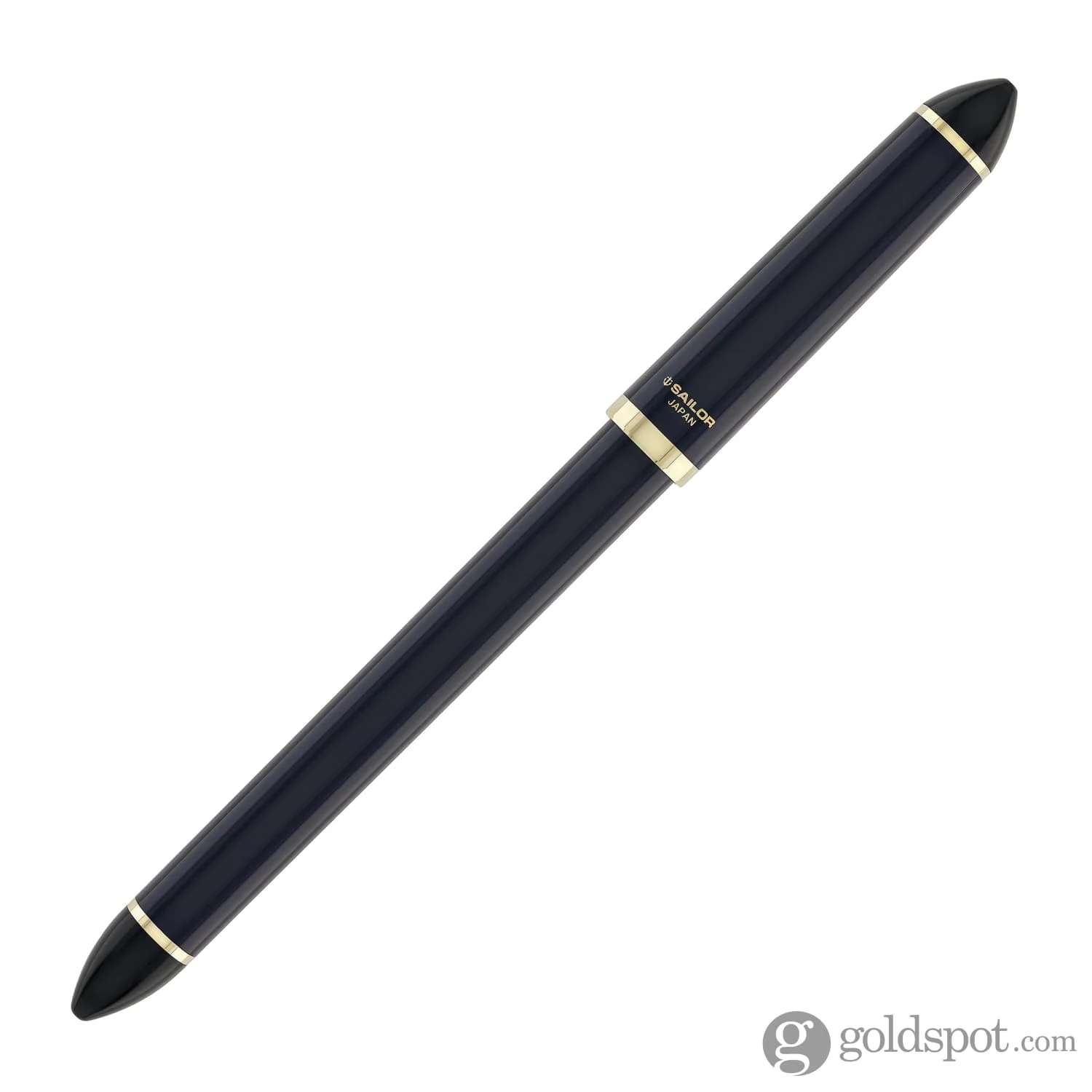 Sailor Compass Fude De Mannen Calligraphy Fountain Pen in Dark Blue - 40 Degree Fude - Image 6