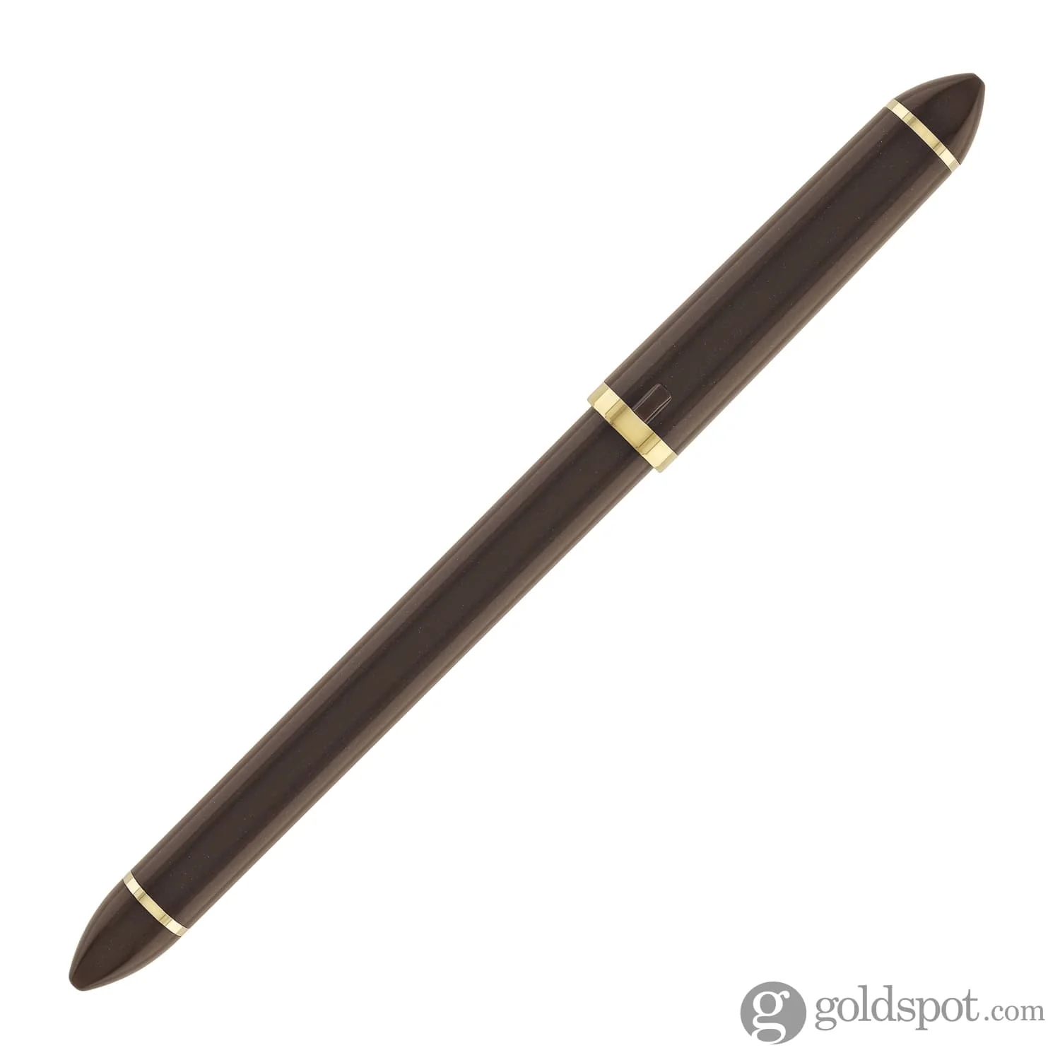 Sailor Compass Fude De Mannen Calligraphy Fountain Pen in Pearl Brown - 40 Degree Fude - Image 3