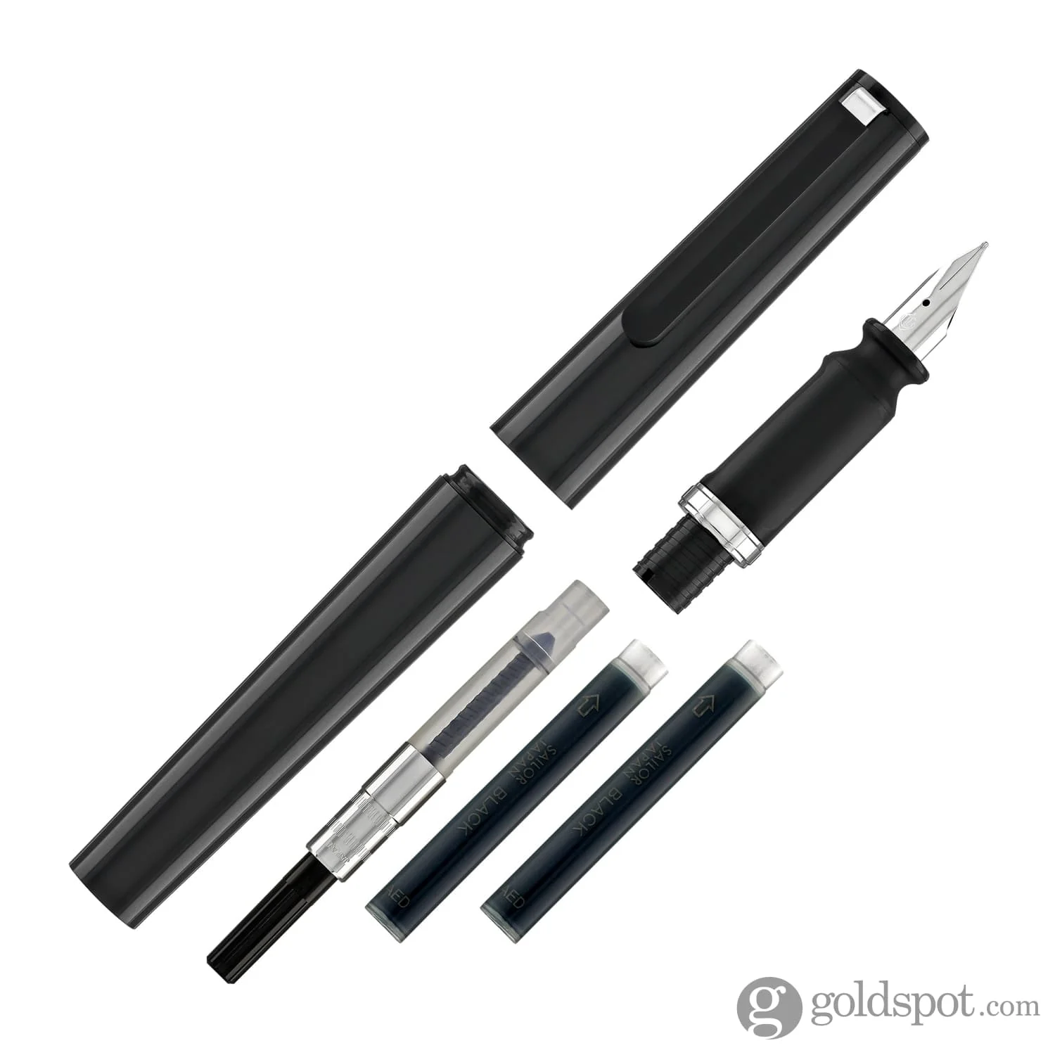 Sailor Compass Tuzu Fountain Pen in Black - Image 7