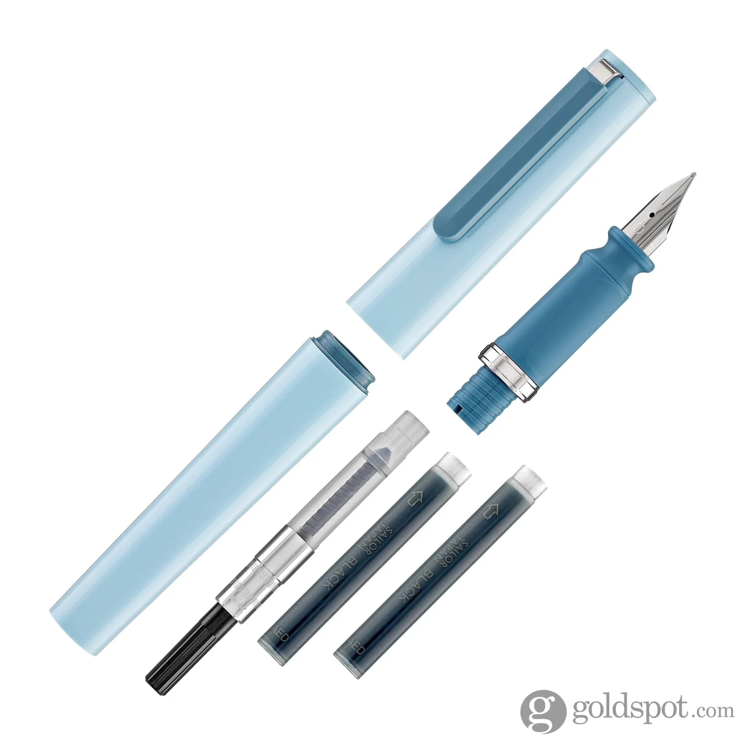 Sailor Compass Tuzu Fountain Pen in Light Blue - Image 9