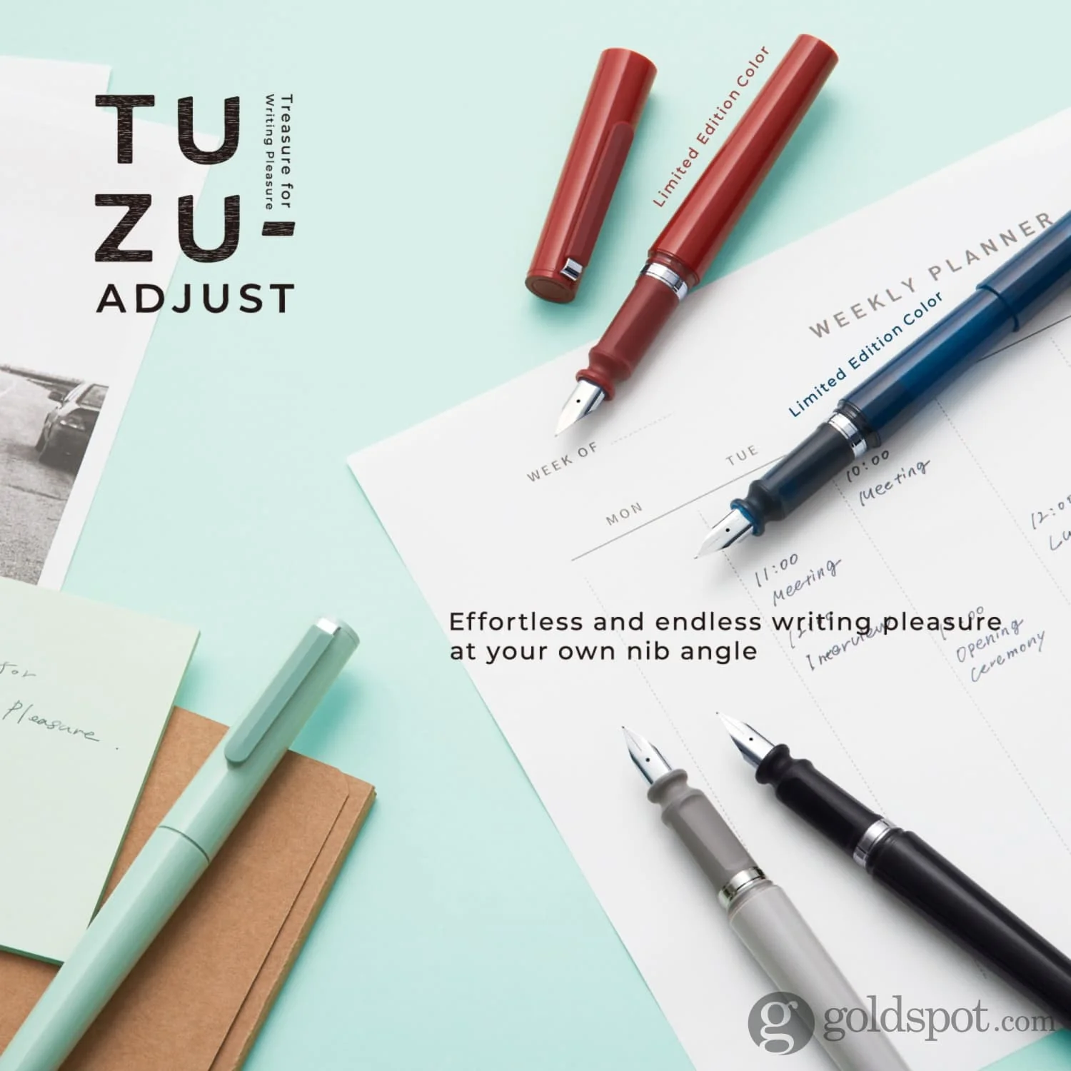 Sailor Compass Tuzu Fountain Pen in Translucent Navy - Image 10