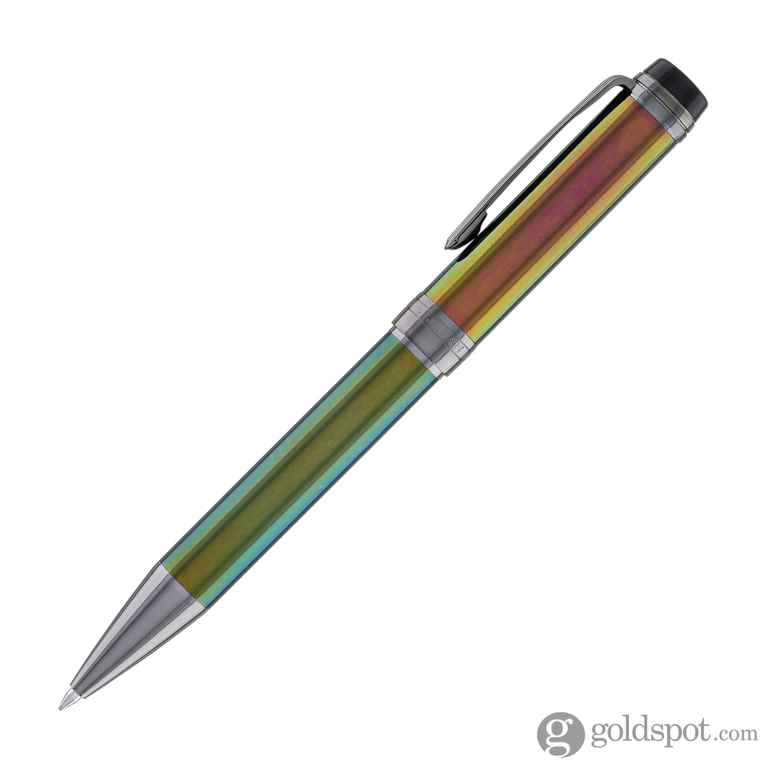 Sailor Cylint Ballpoint Pen in Scarab with Black Ion Trim - Image 3