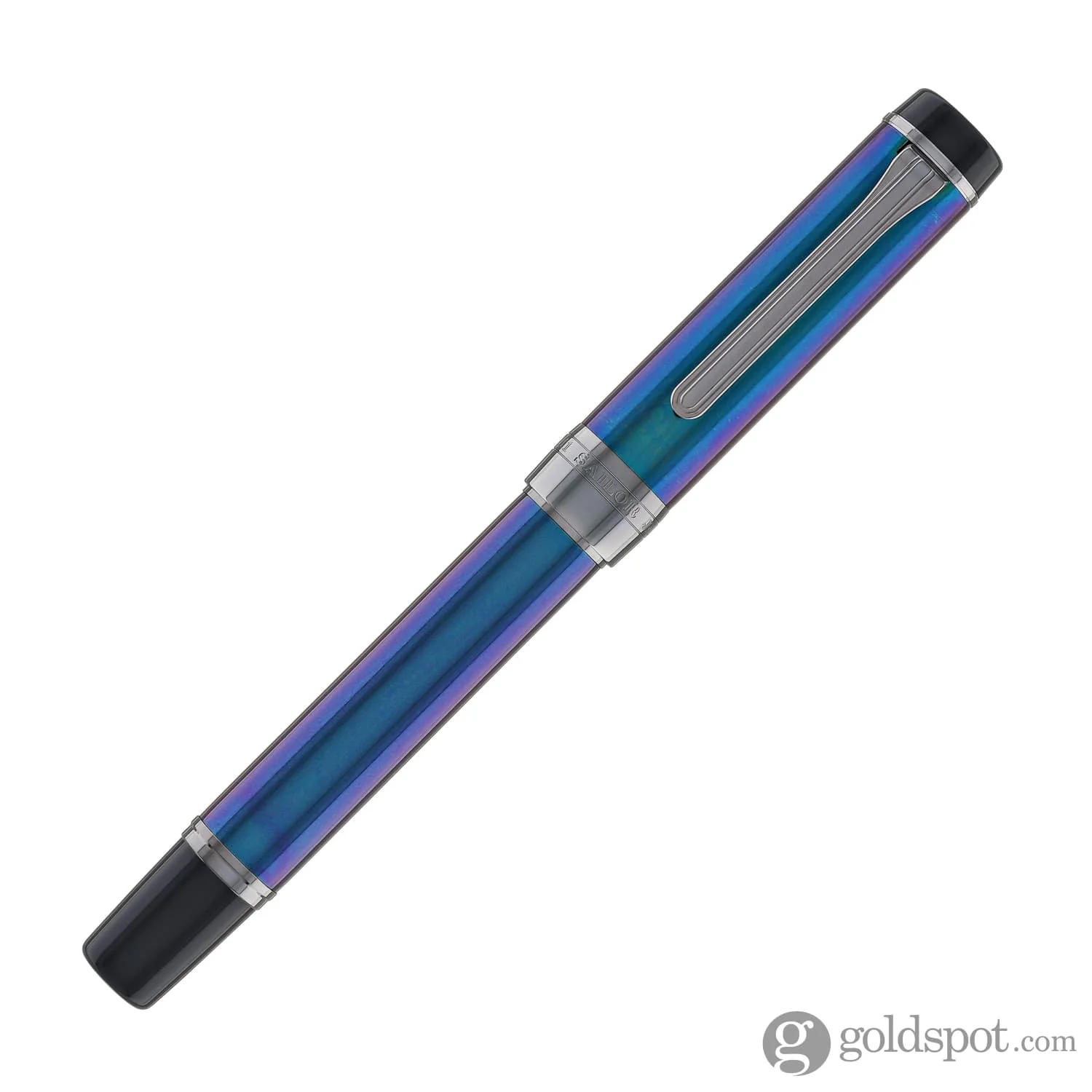 Sailor Cylint Fountain Pen in Lagoon with Black Ion Trim - 21kt Gold - Image 2