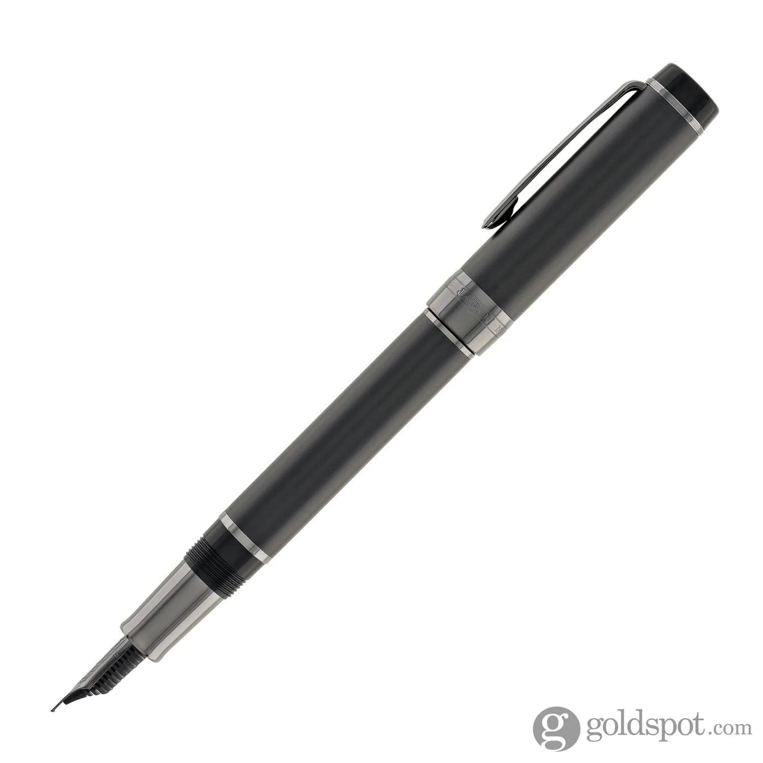 Sailor Cylint Fountain Pen in Matte Black Stainless Steel - 21kt Gold Nib - Image 5