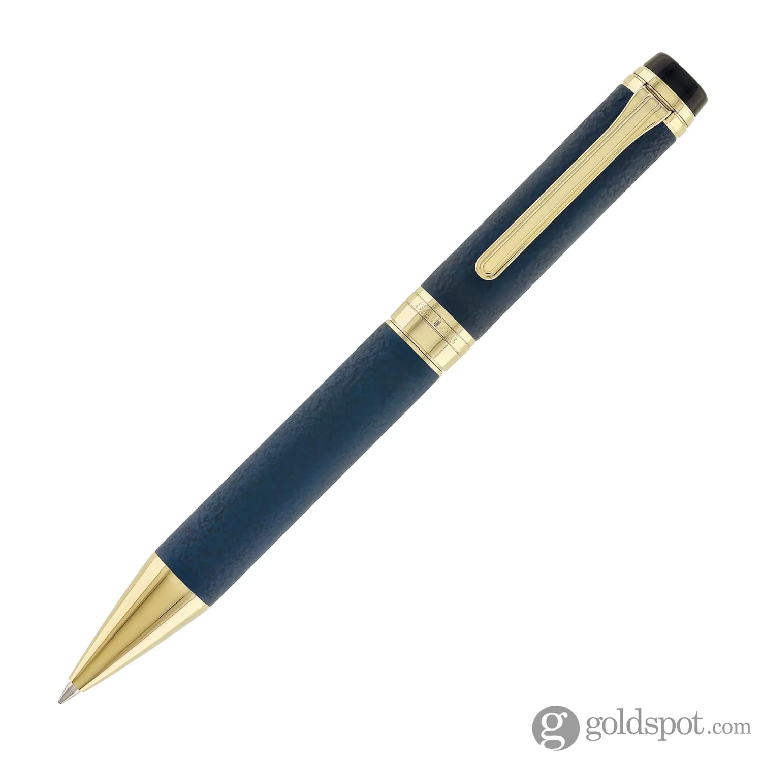 Sailor Cylint Niigata Shikki Ballpoint Pen in Ruri (Lapis Lazuli Blue) with Gold IP Trim - Image 2
