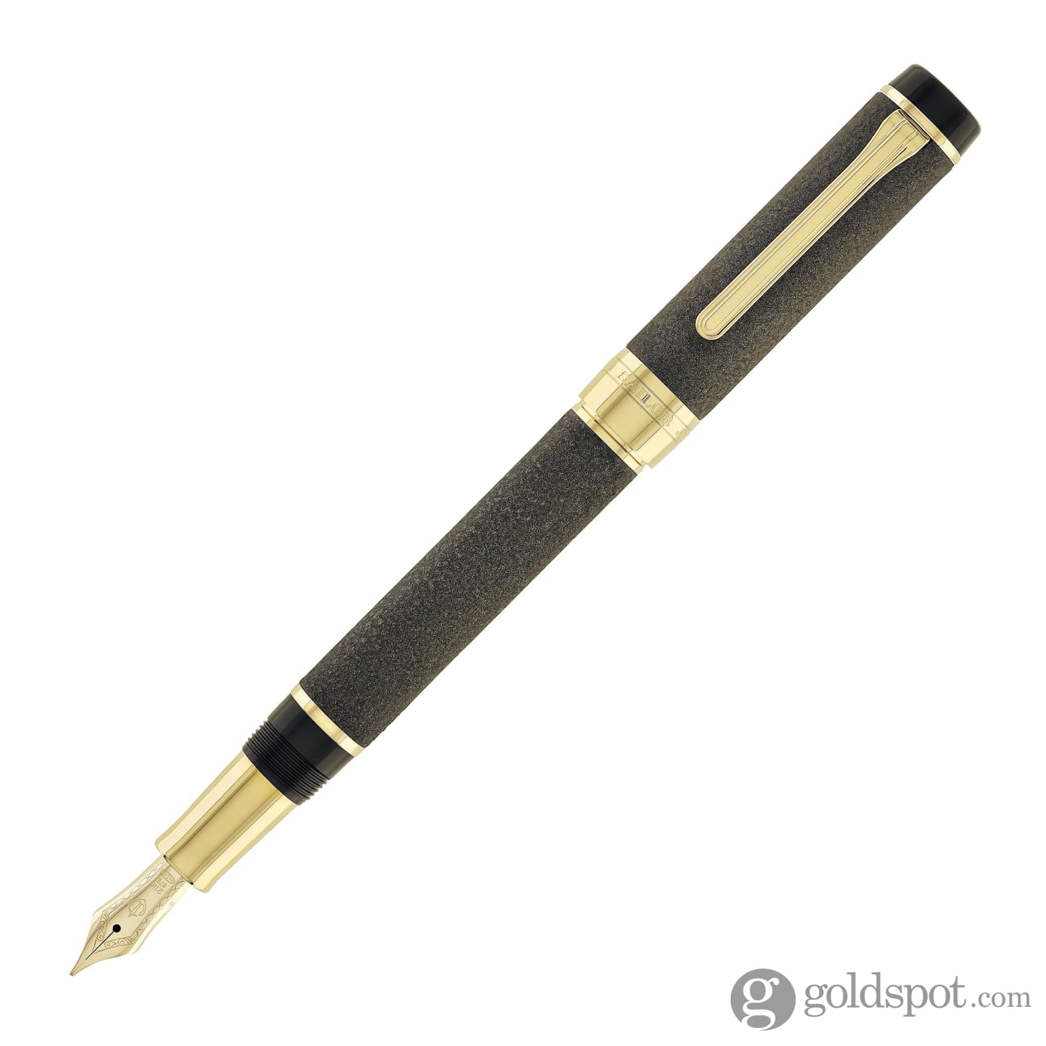 Sailor Cylint Niigata Shikki Fountain Pen in Oborogin (Hazy Silver) with Gold IP Trim - 21kt Gold Nib - Image 3