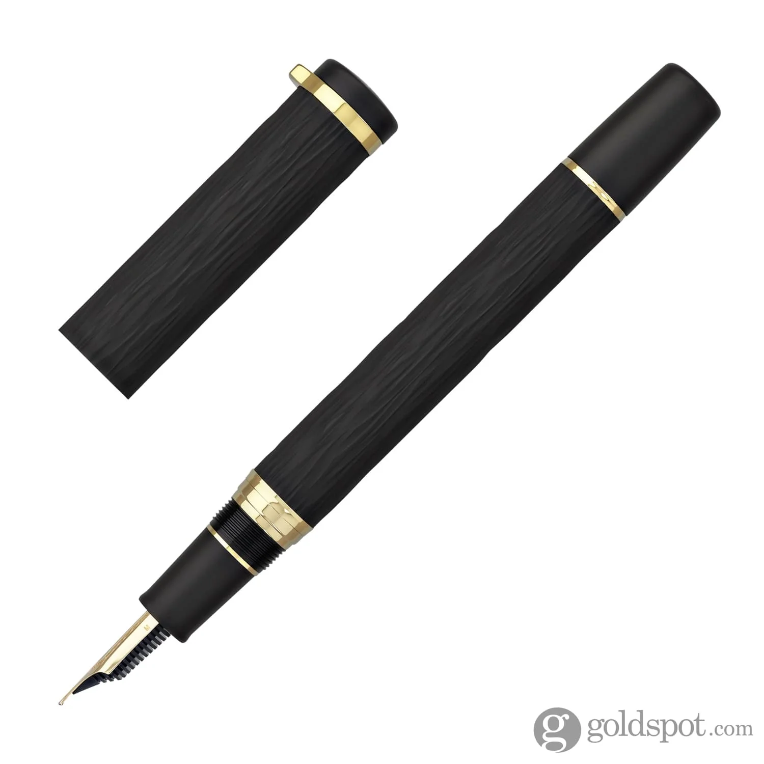 Sailor Ebonite Sculpture Fountain Pen in Yokaze (Night Breeze) - 21K Gold - Image 3