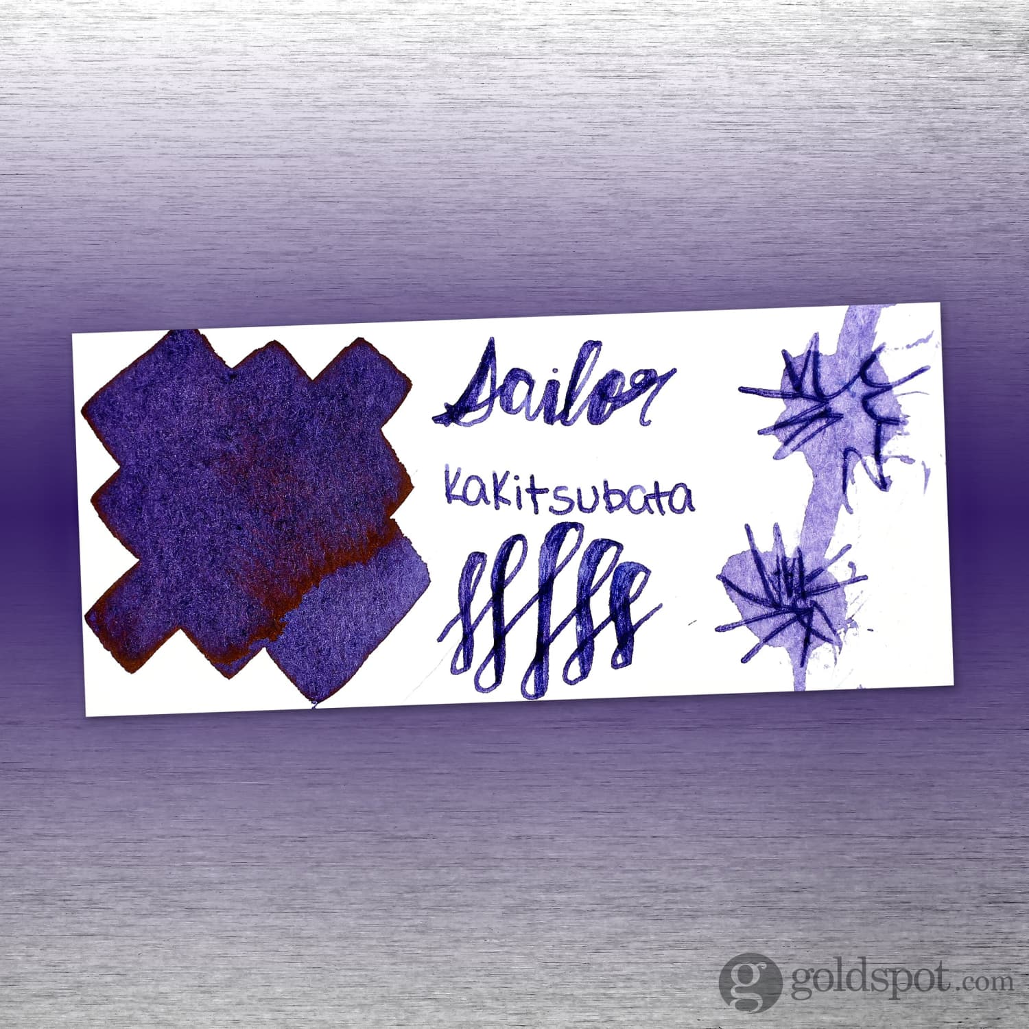Sailor Manyo Bottled Ink in Kakitsubata - 50 mL - Image 2