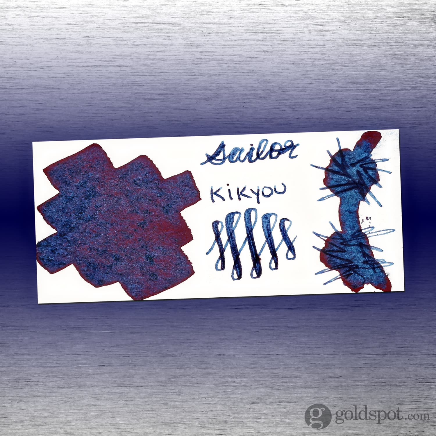 Sailor Manyo Bottled Ink in Kikyou - 50 mL - Image 2