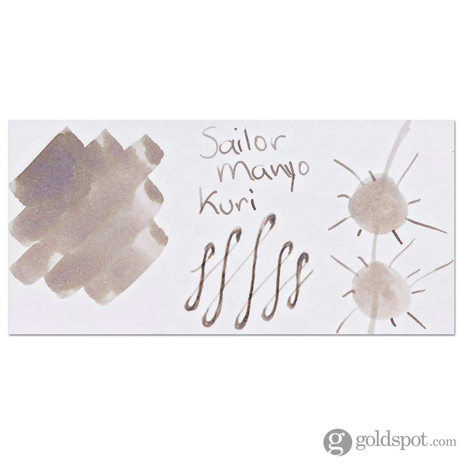 Sailor Manyo Bottled Ink in Kuri - 50 mL - Image 2