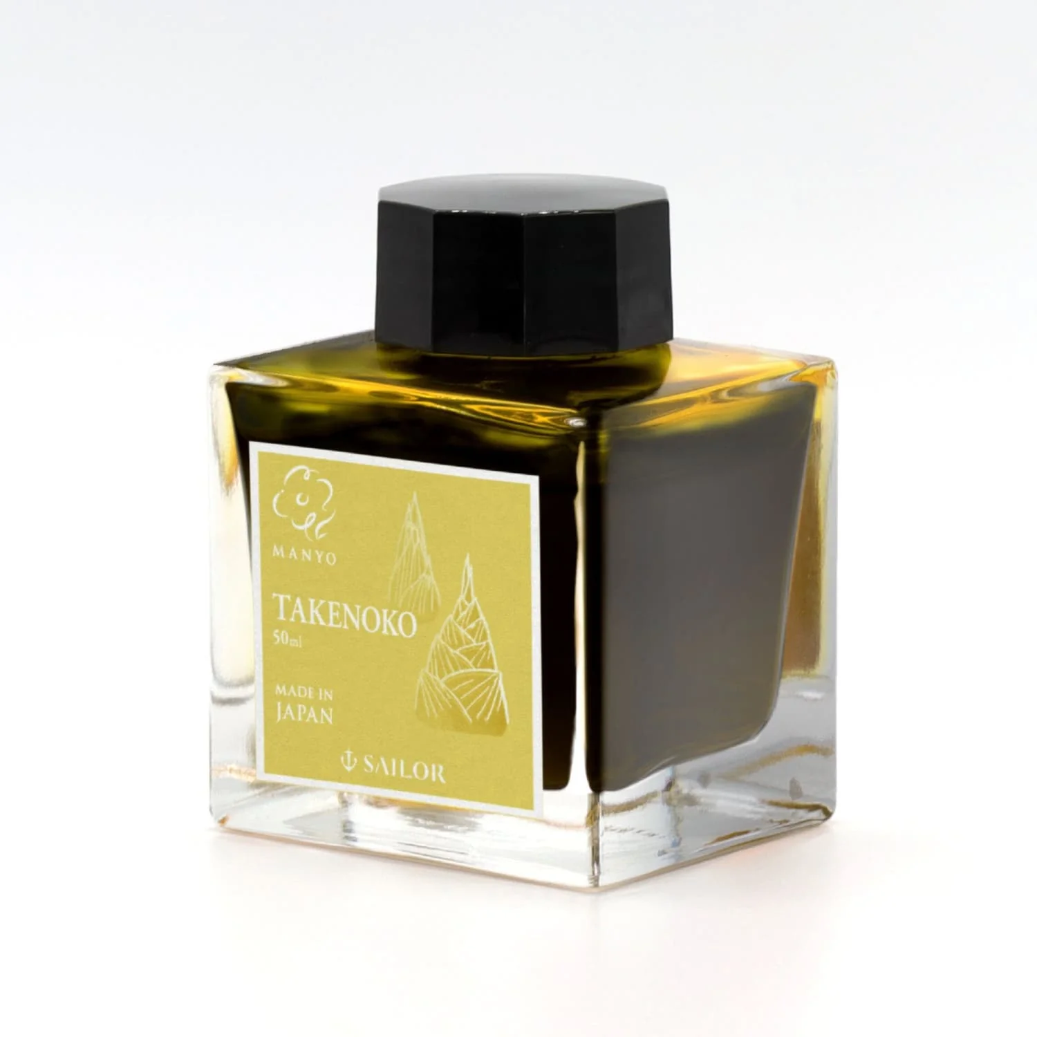 Sailor Manyo Bottled Ink in Takenoko (Bamboo Shoots) - 50 mL - Limited Edition