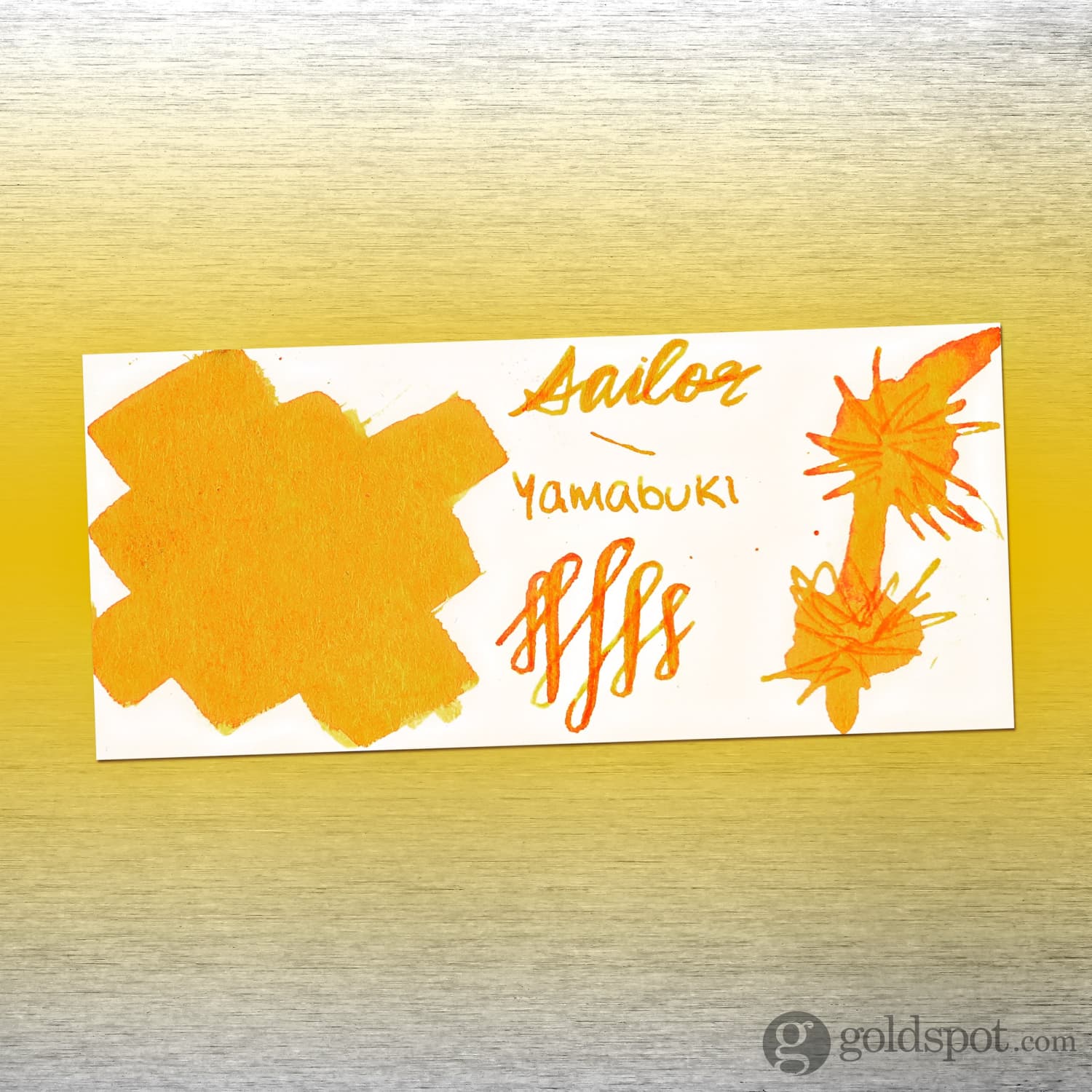 Sailor Manyo Bottled Ink in Yamabuki - 50 mL - Image 2