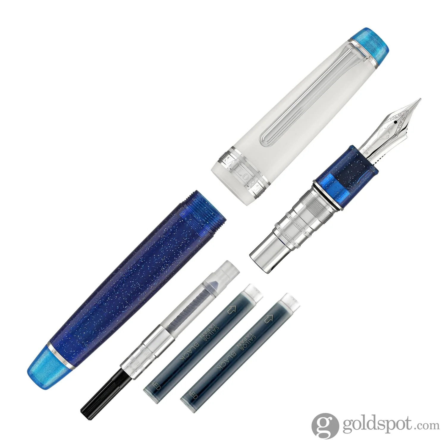 Sailor Pro Gear King of Pens Fountain Pen in Sunlight from the Ocean Floor - 21K Gold - Image 7