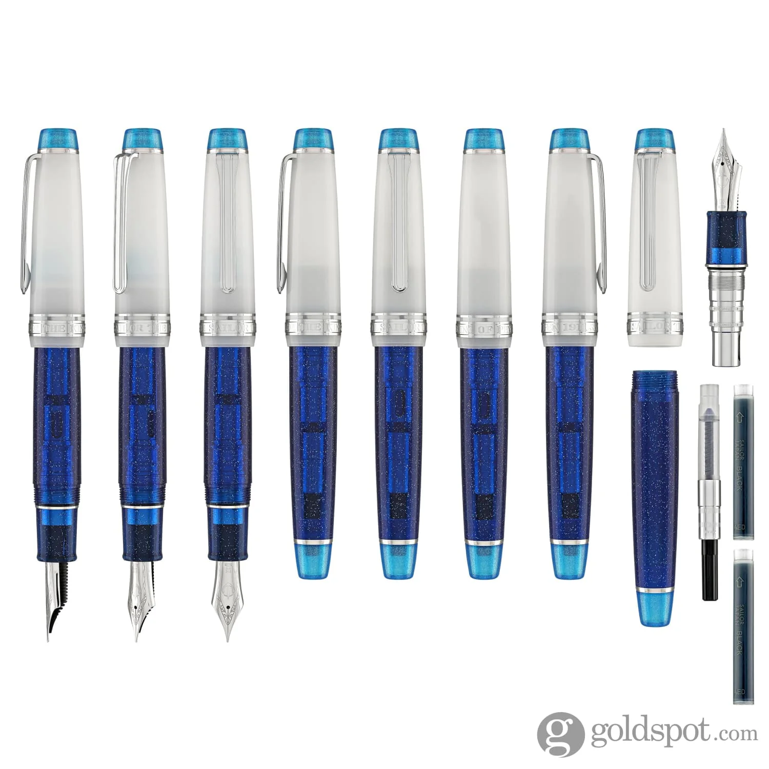 Sailor Pro Gear King of Pens Fountain Pen in Sunlight from the Ocean Floor - 21K Gold - Image 8