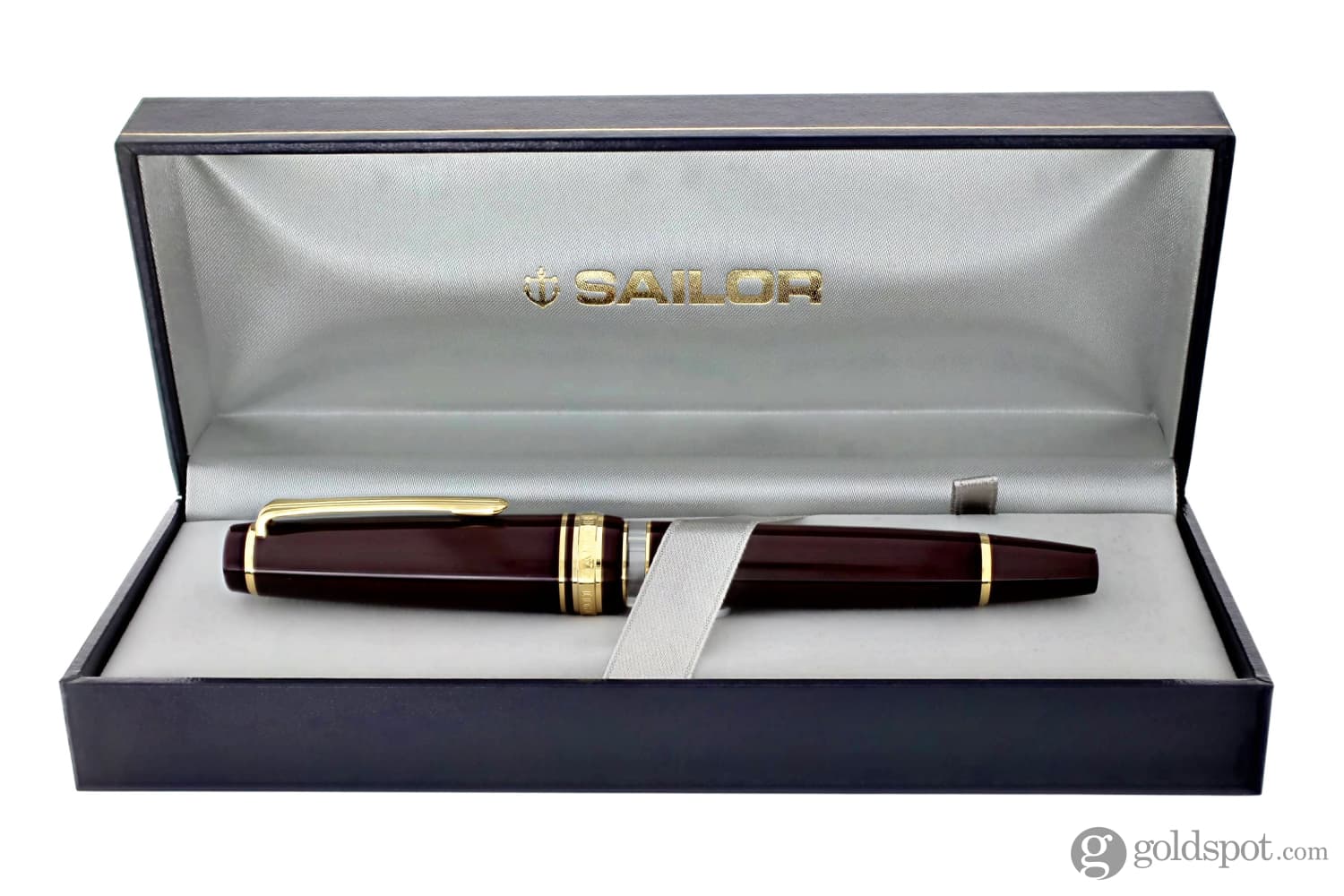 Sailor Pro Gear Realo Fountain Pen in Maroon with Gold Trim - 21K Gold - Image 5