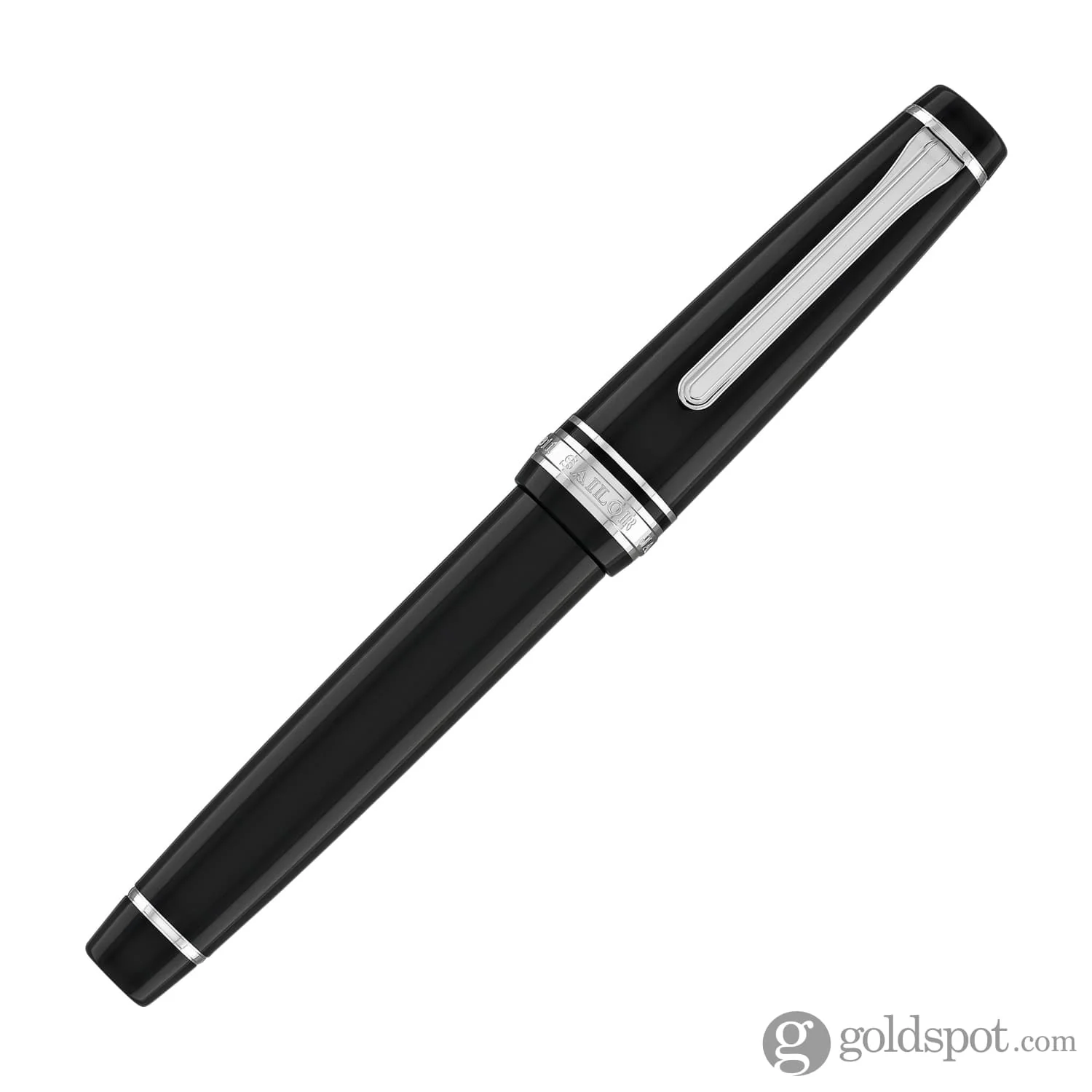 Sailor Pro Gear Regular Fountain Pen in Ginza Silver - 21kt Gold - Image 4