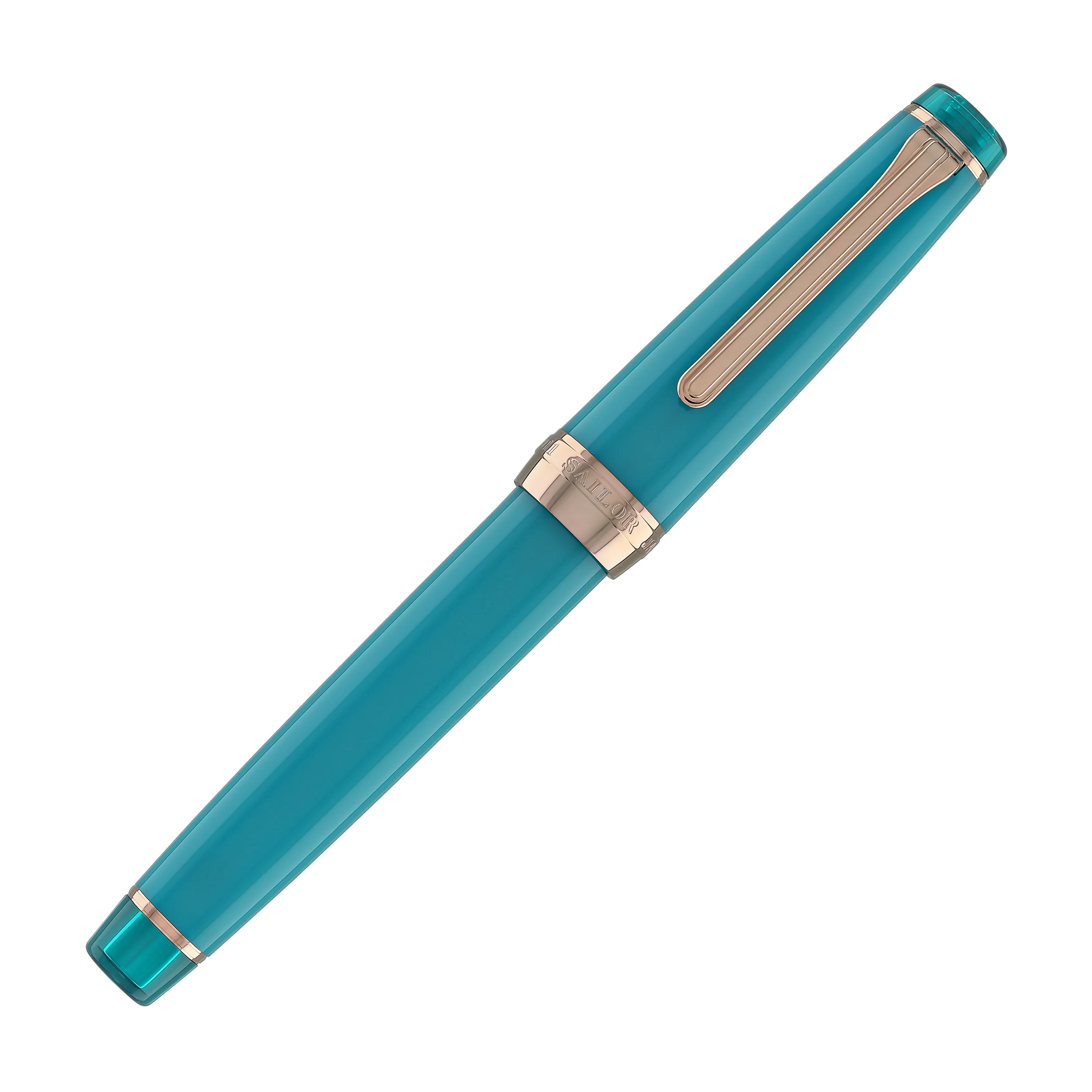 Sailor Pro Gear Regular Fountain Pen in Lucky Charm 2 Translucent Clover Teal - Image 2