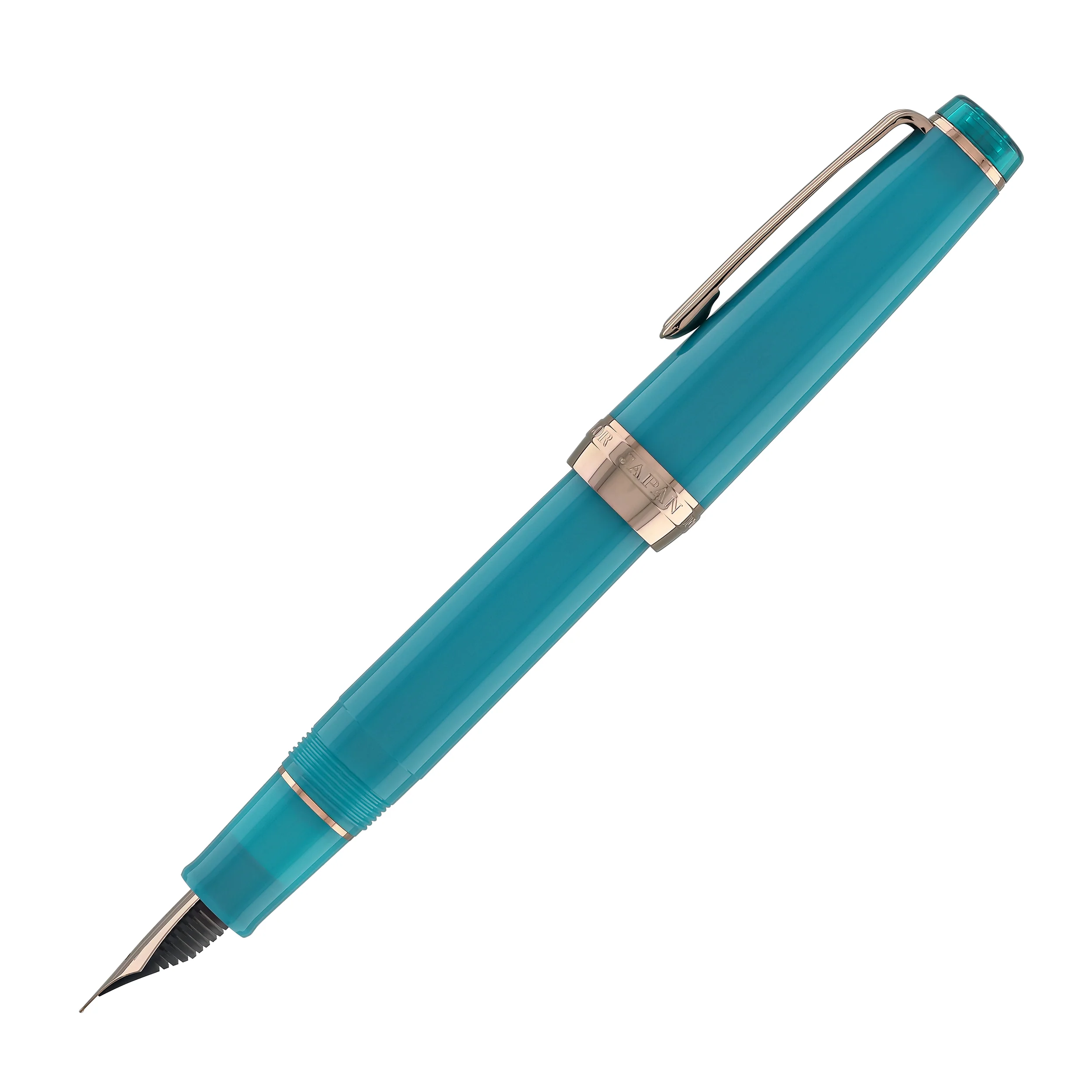 Sailor Pro Gear Regular Fountain Pen in Lucky Charm 2 Translucent Clover Teal - Image 5