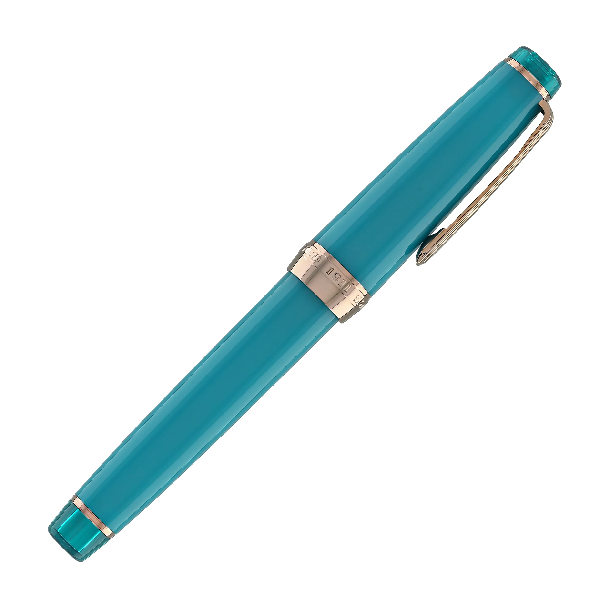 Sailor Pro Gear Regular Fountain Pen in Lucky Charm 2 Translucent Clover Teal - Image 7