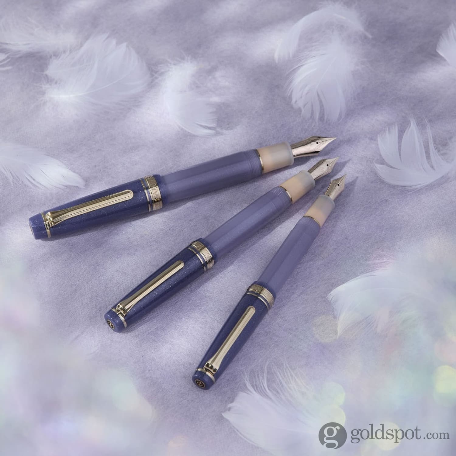 Sailor Pro Gear Slim Fountain Pen in Dreamy Hour - 14kt Gold - Image 11