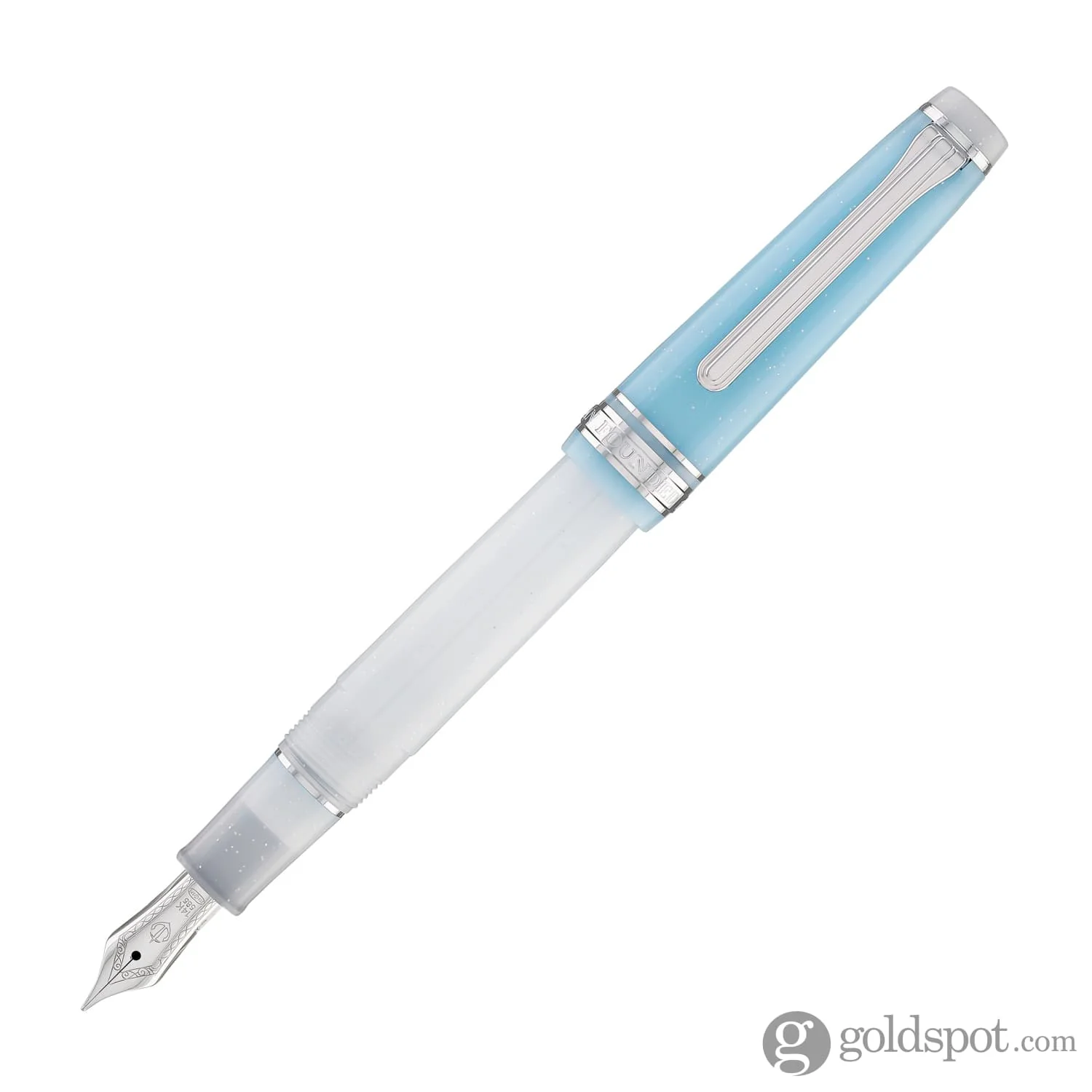 Sailor Pro Gear Slim Fountain Pen in Sapporo Snow Festival - 14K Gold Limited Edition - Image 3