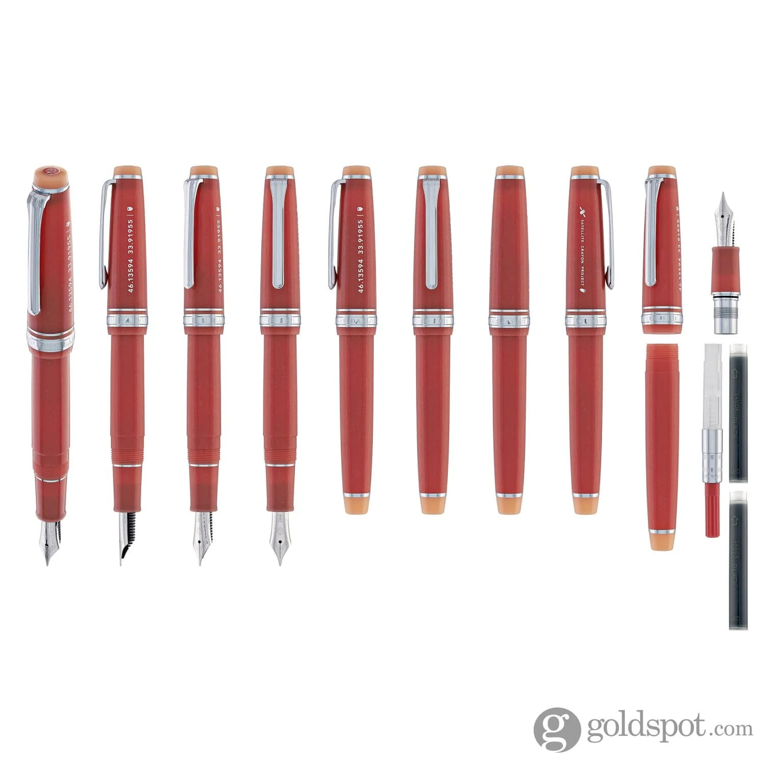 Sailor Pro Gear Slim Fountain Pen in Syvash - 14kt Gold - Image 9