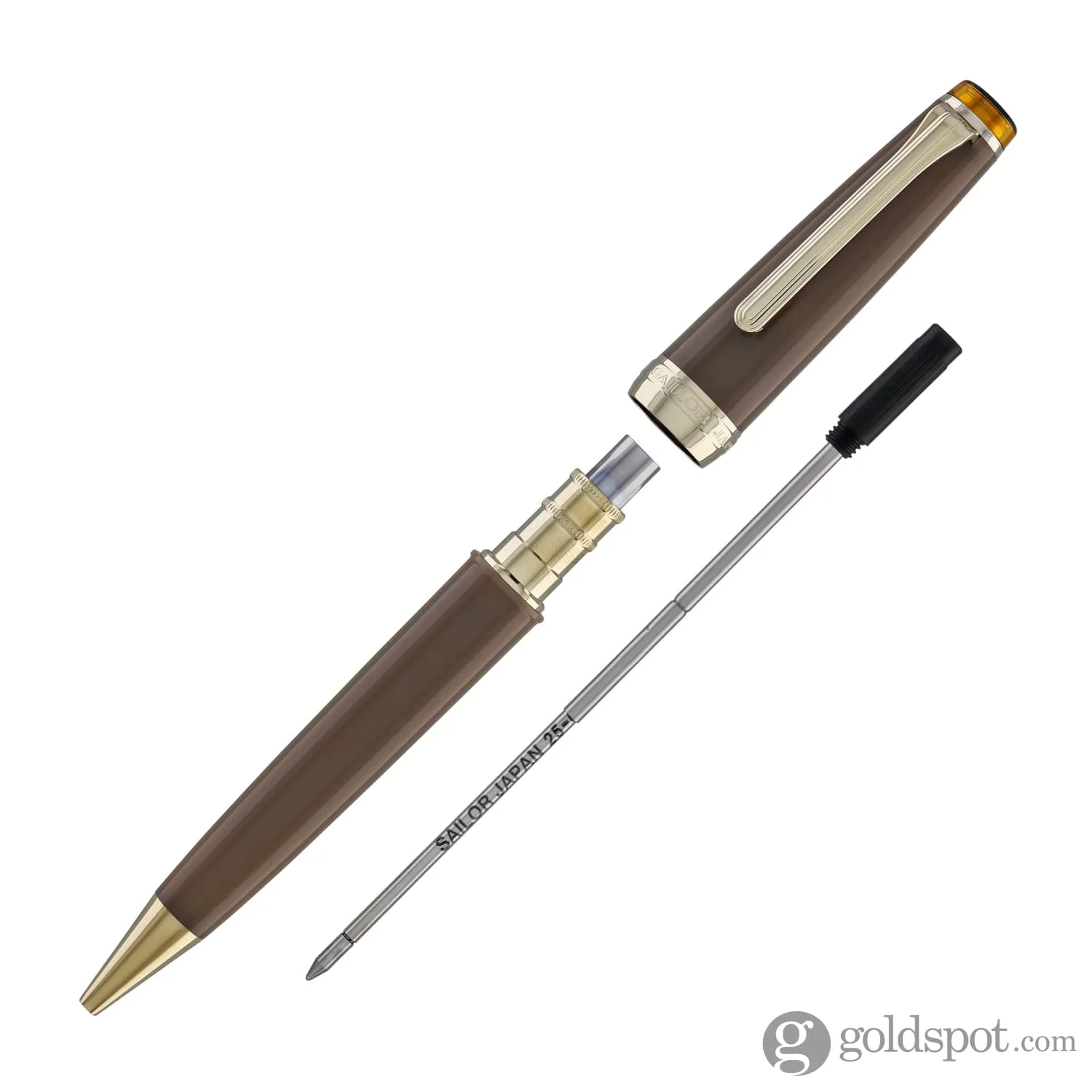 Sailor Pro Gear Slim Shikiori Noyama No Uta Ballpoint Pen in Hawk Apprentice - "Waka-taka" with Gold Trim - Image 6