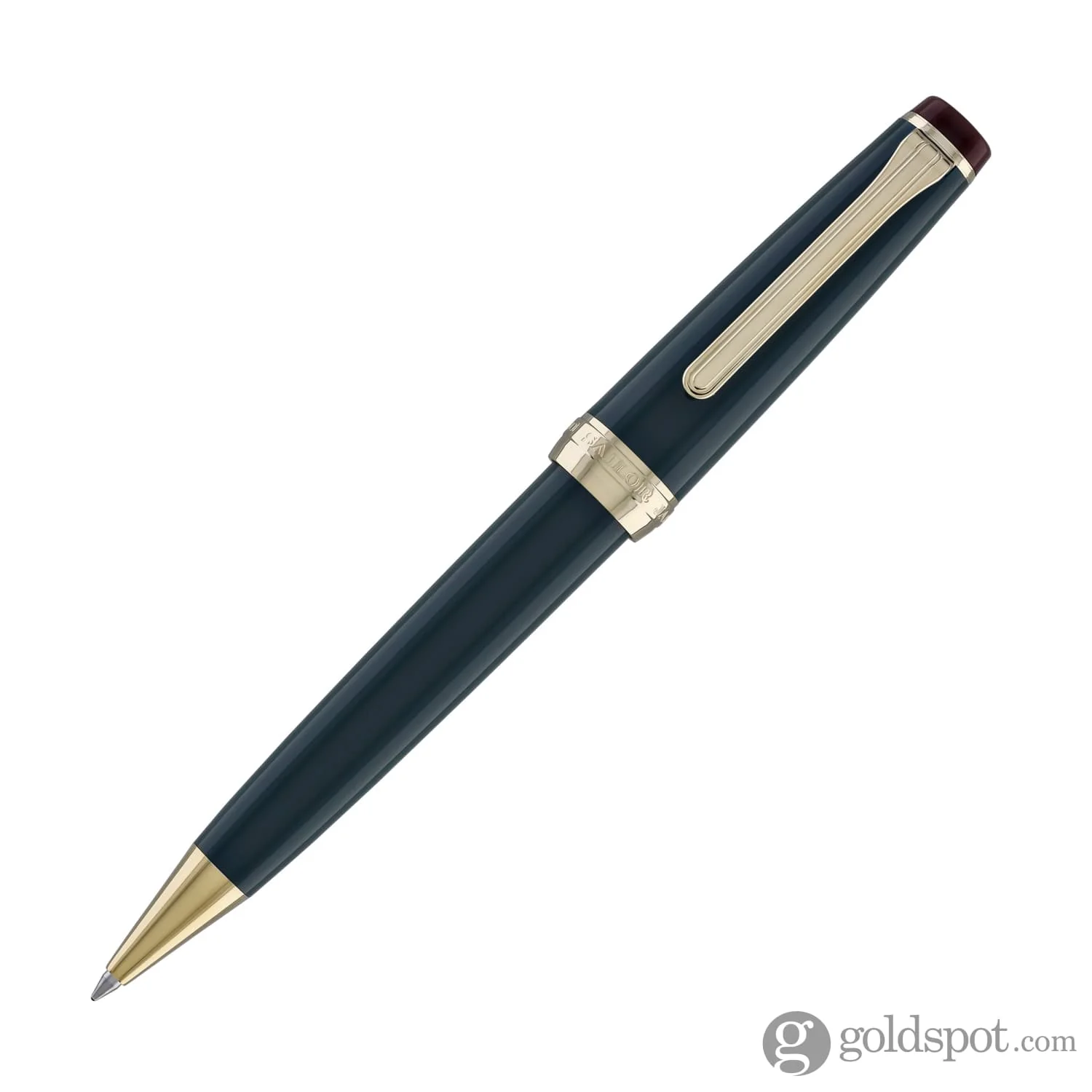 Sailor Pro Gear Slim Shikiori Noyama No Uta Ballpoint Pen in Pheasant's Treble - "Kiji" with Gold Trim - Image 2