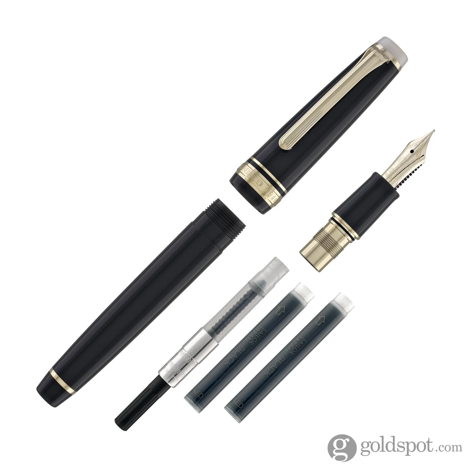 Sailor Pro Gear Slim Shikiori Noyama No Uta Fountain Pen in Wagtail's Call - "Sekirei" with Gold Trim - Medium Fine Point - Image 8