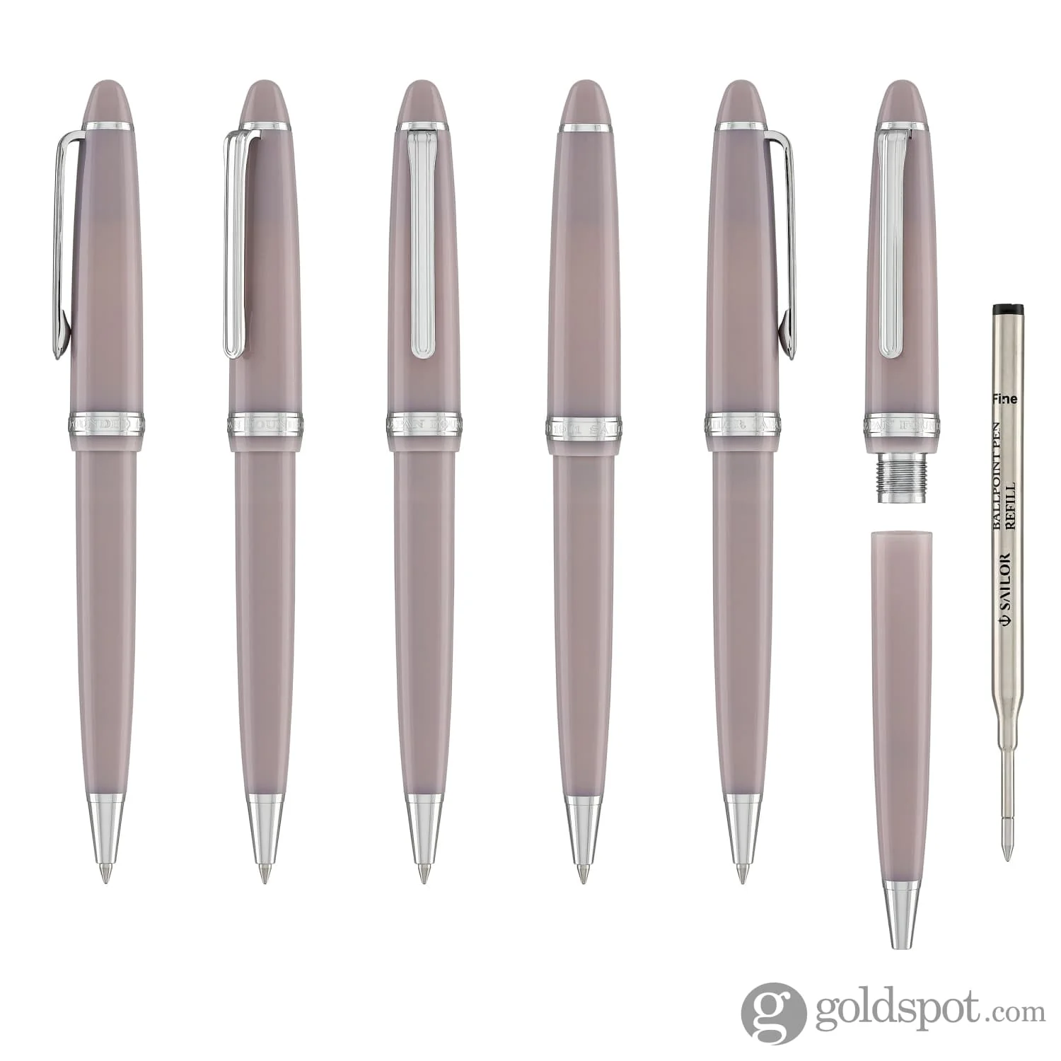 Sailor 1911S Standard Shikiori Sansui Ballpoint Pen in Winter - "Kamoshika" - Image 6