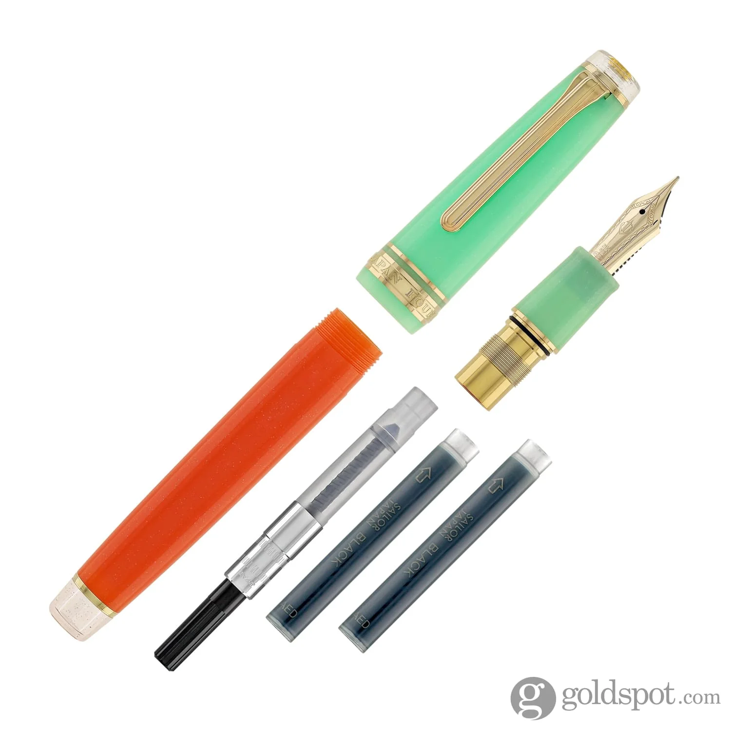 Sailor Pro Gear Smoothie Regular 2nd Edition Fountain Pen in Watermelon - 21kt Gold Nib - Image 7