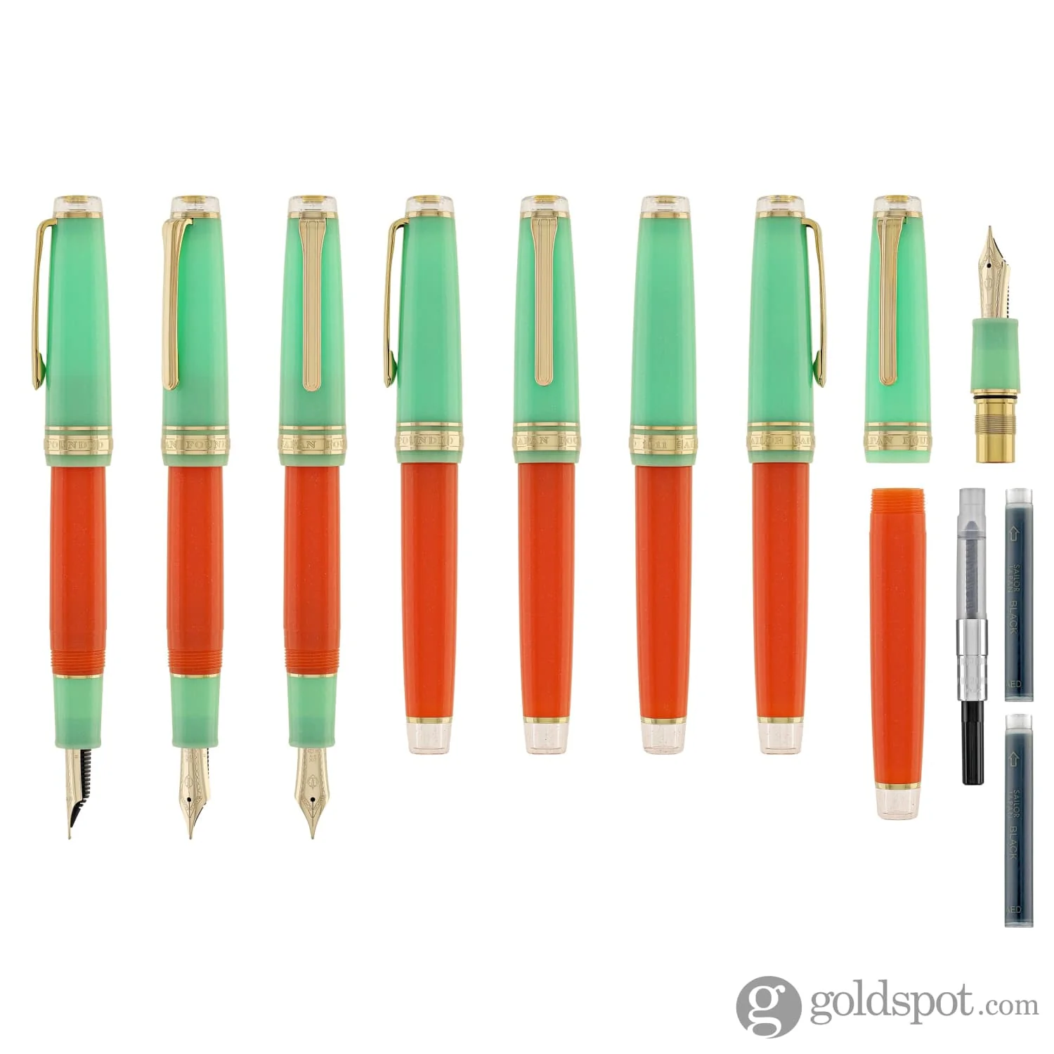 Sailor Pro Gear Smoothie Regular 2nd Edition Fountain Pen in Watermelon - 21kt Gold Nib - Image 8