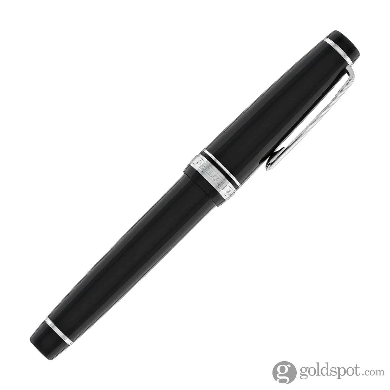 Sailor Pro Gear Standard Fountain Pen in Ginza Silver Matte Grip   21K Gold - Image 7
