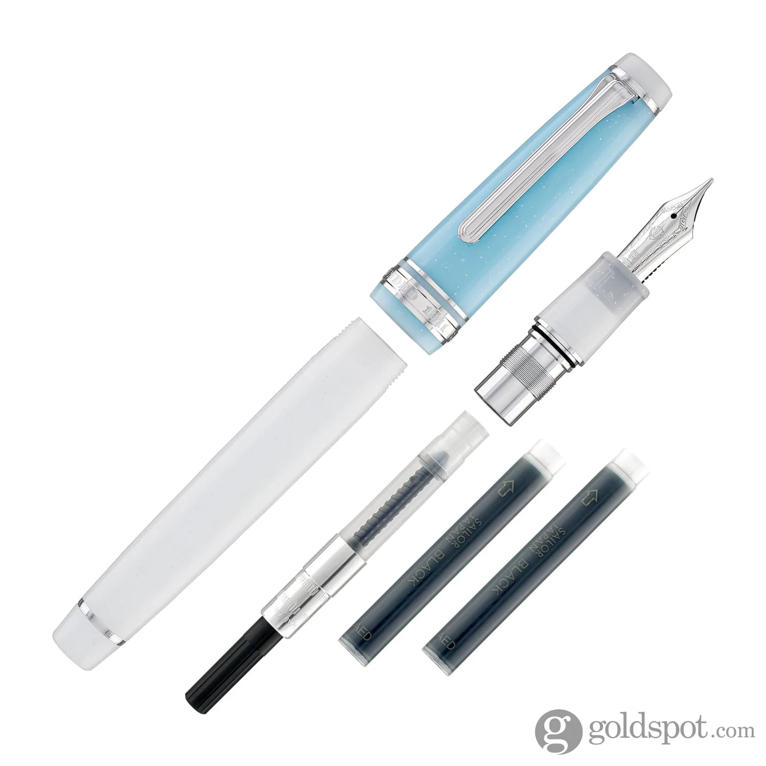 Sailor Pro Gear Standard Fountain Pen in Sapporo Snow Festival - 21K Gold Limited Edition - Image 8