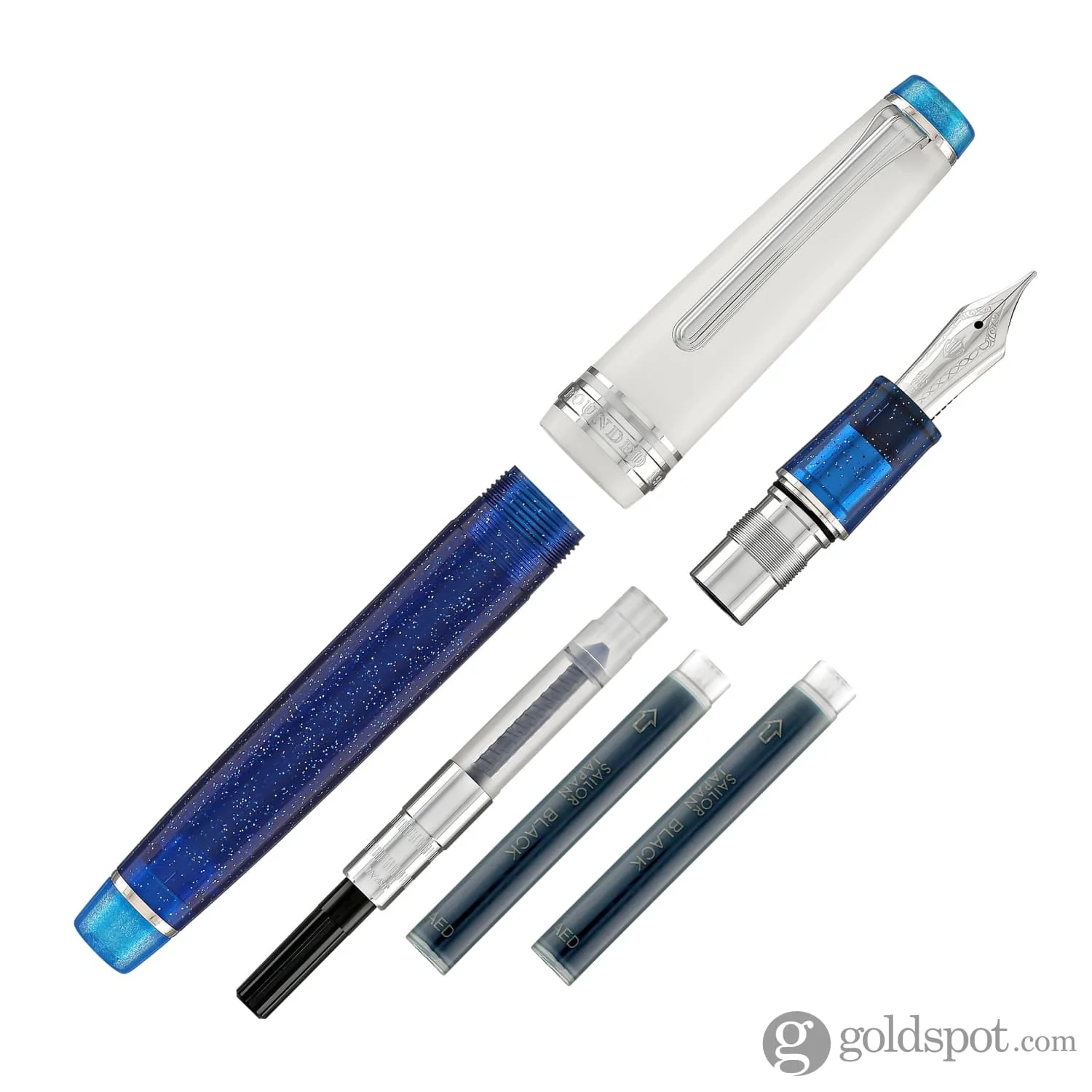 Sailor Pro Gear Standard Fountain Pen in Sunlight from the Ocean Floor - 21K Gold - Image 7