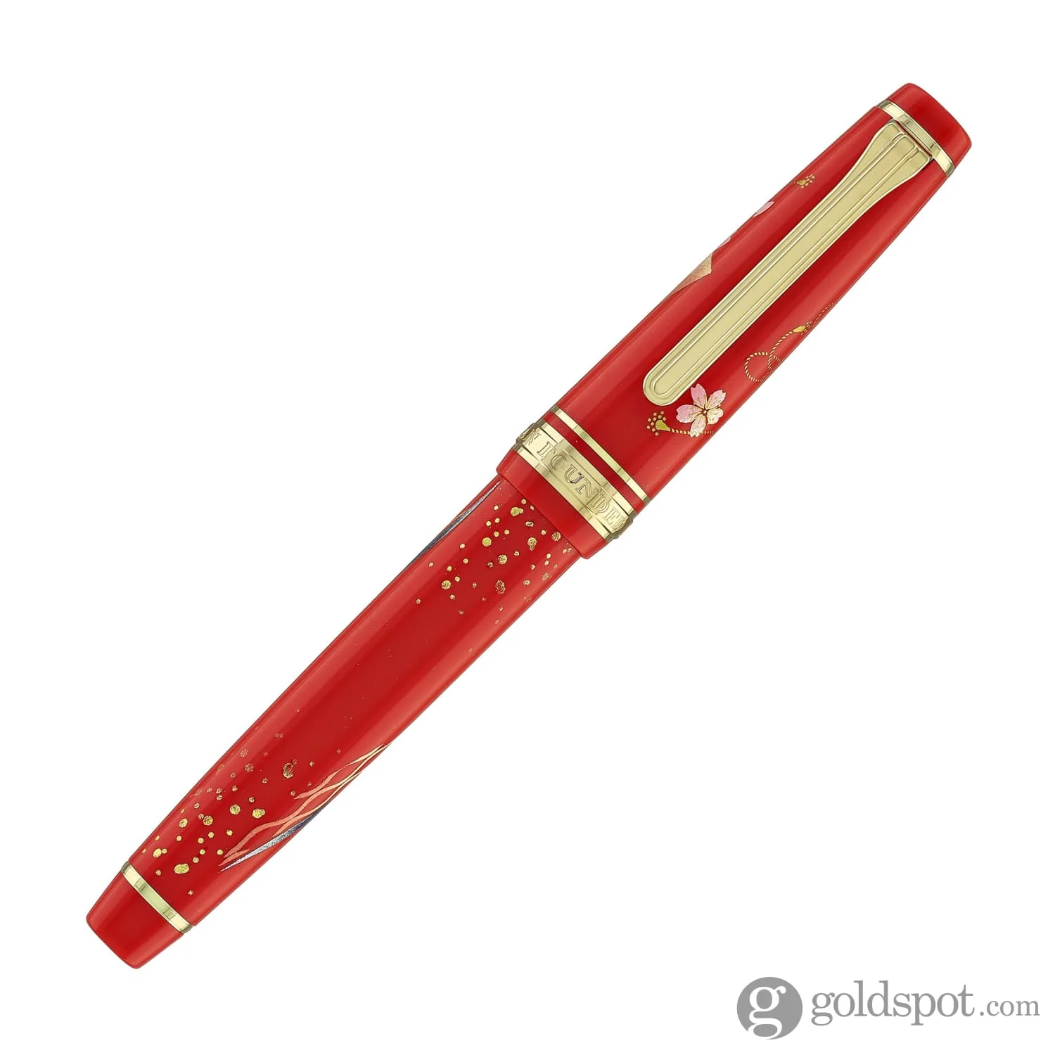 Sailor Professional Gear Slim 'Kimono' Fountain Pen in Prosperity with Gold IP - 14K Gold - Image 4