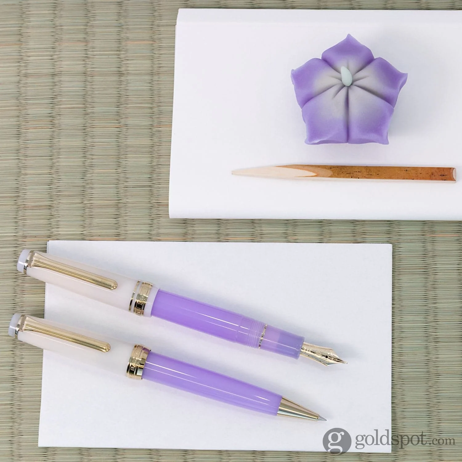 Sailor Professional Gear Slim 'Teatime Around the World' #5 Series Fountain Pen in Nerikiri - 14K Gold - Limited Edition - Image 3