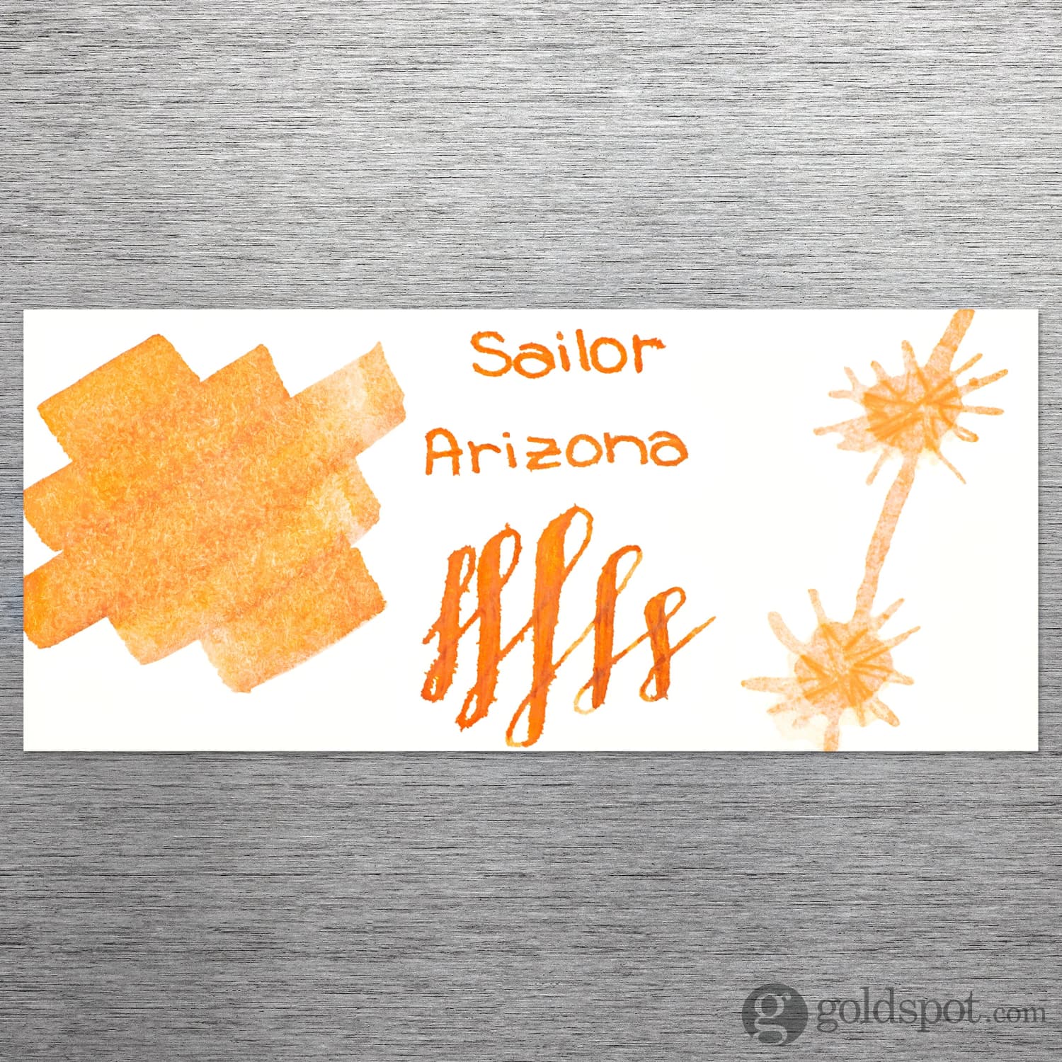 Sailor USA State Bottled Ink in Arizona (Coral Orange) - 20 mL - Image 2