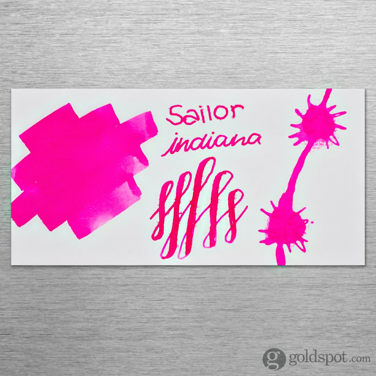 Sailor USA State Bottled Ink in Indiana (Pink) - 20 mL - Image 2