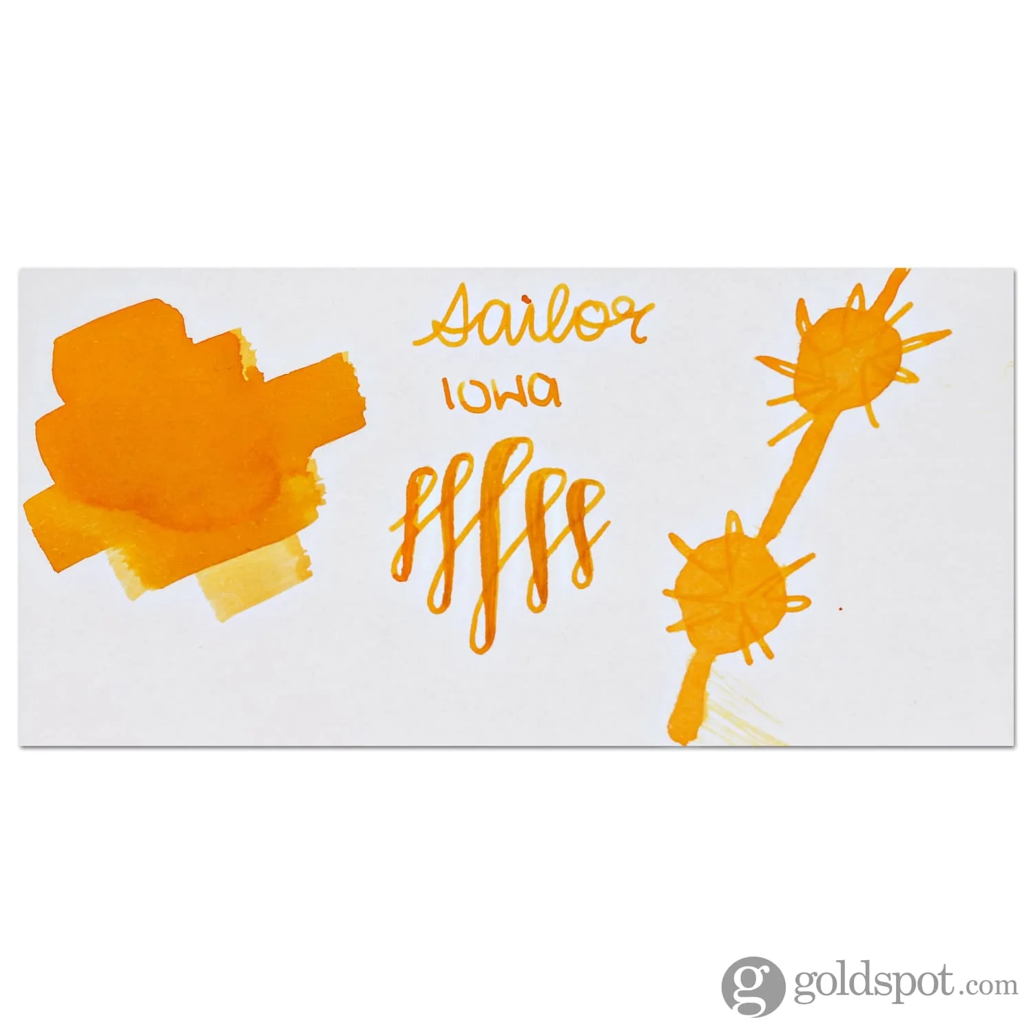 Sailor USA State Bottled Ink in Iowa (Bright Yellow) - 20 mL - Image 2