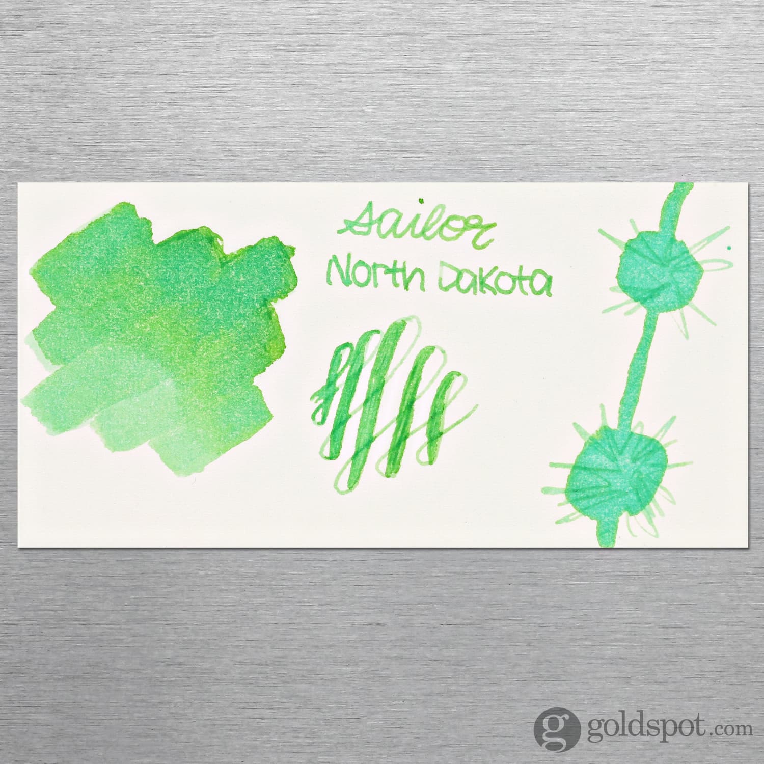 Sailor USA State Bottled Ink in North Dakota (Mint Green) - 20 mL - Image 2