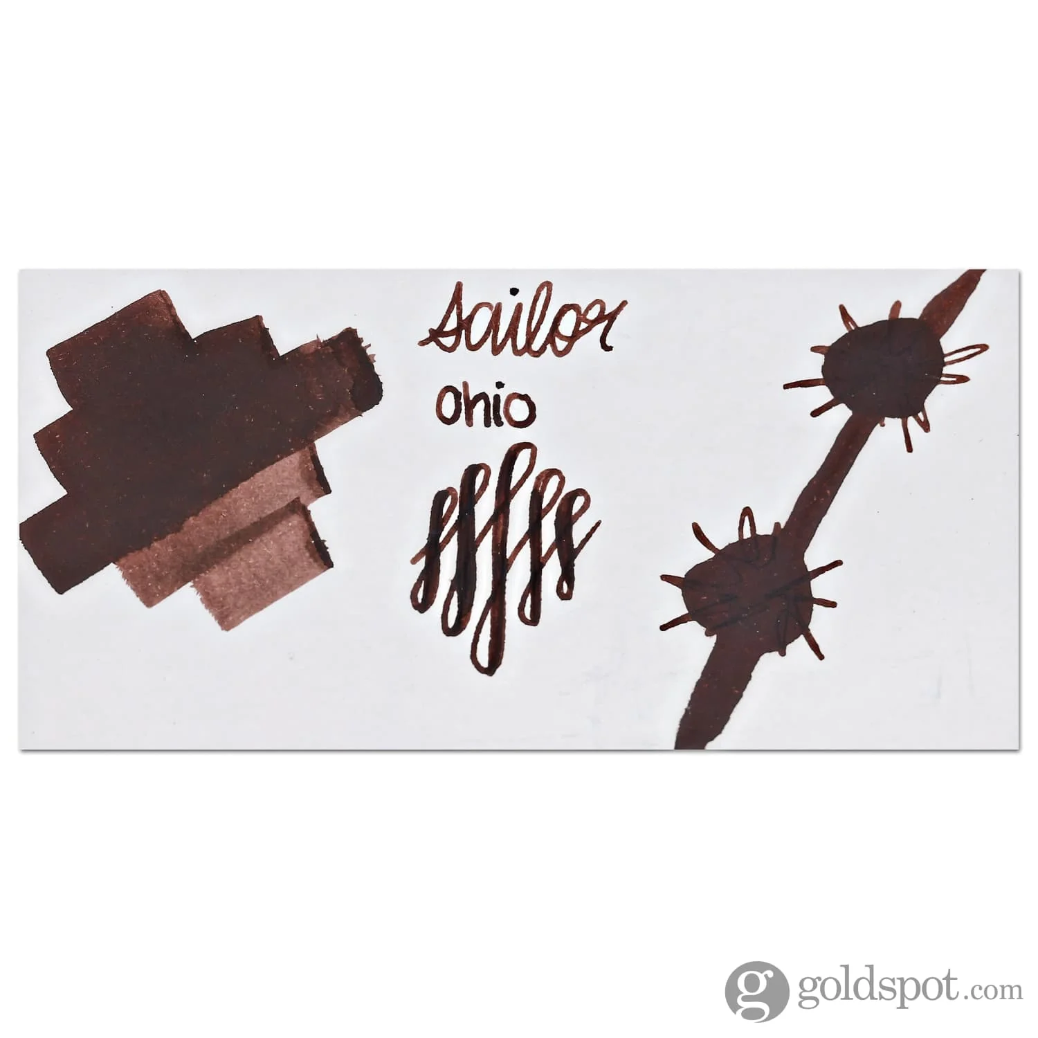 Sailor USA State Bottled Ink in Ohio (Mahogany) - 20 mL - Image 2